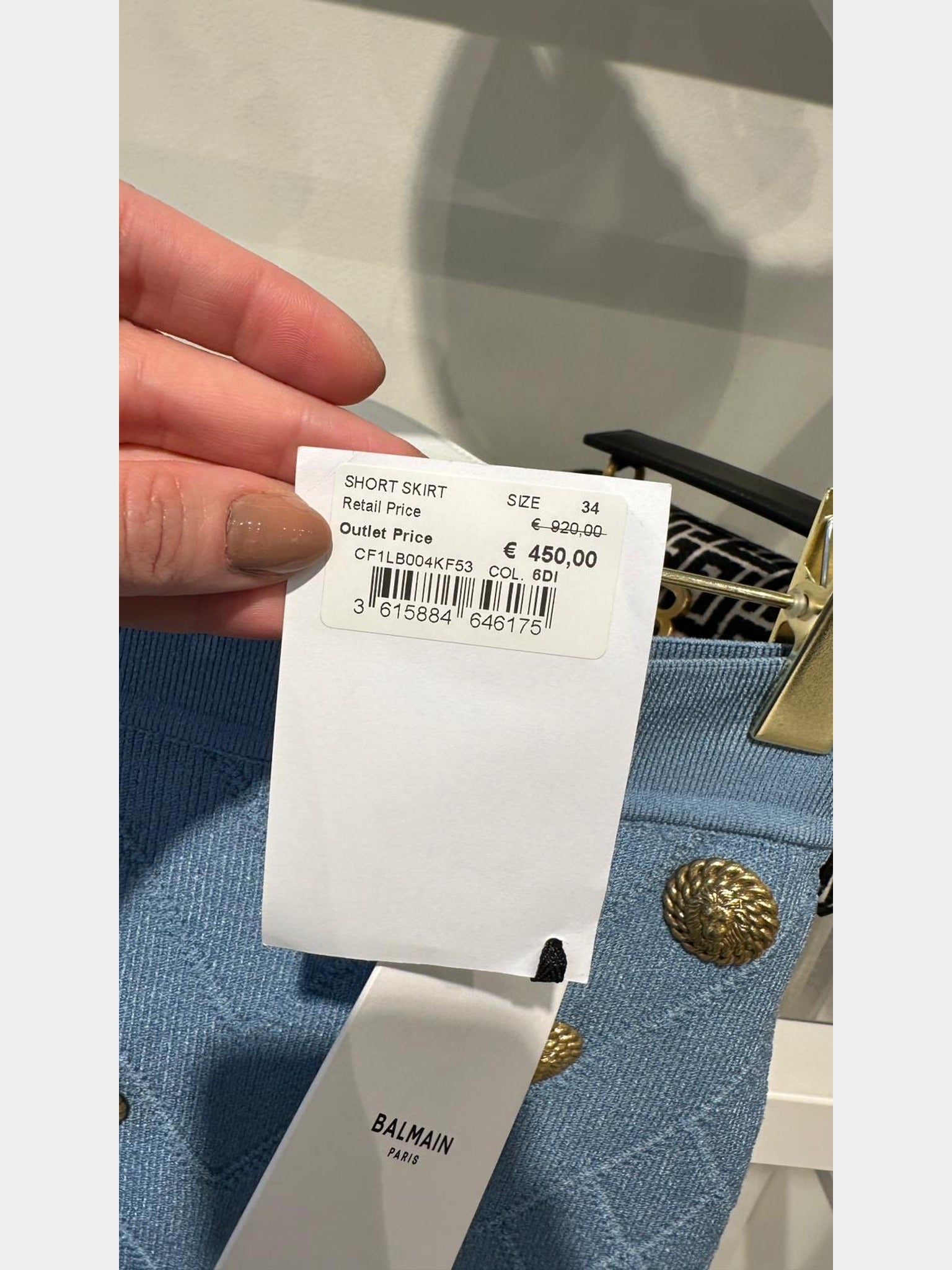 Balmain Short SkirtBalmain