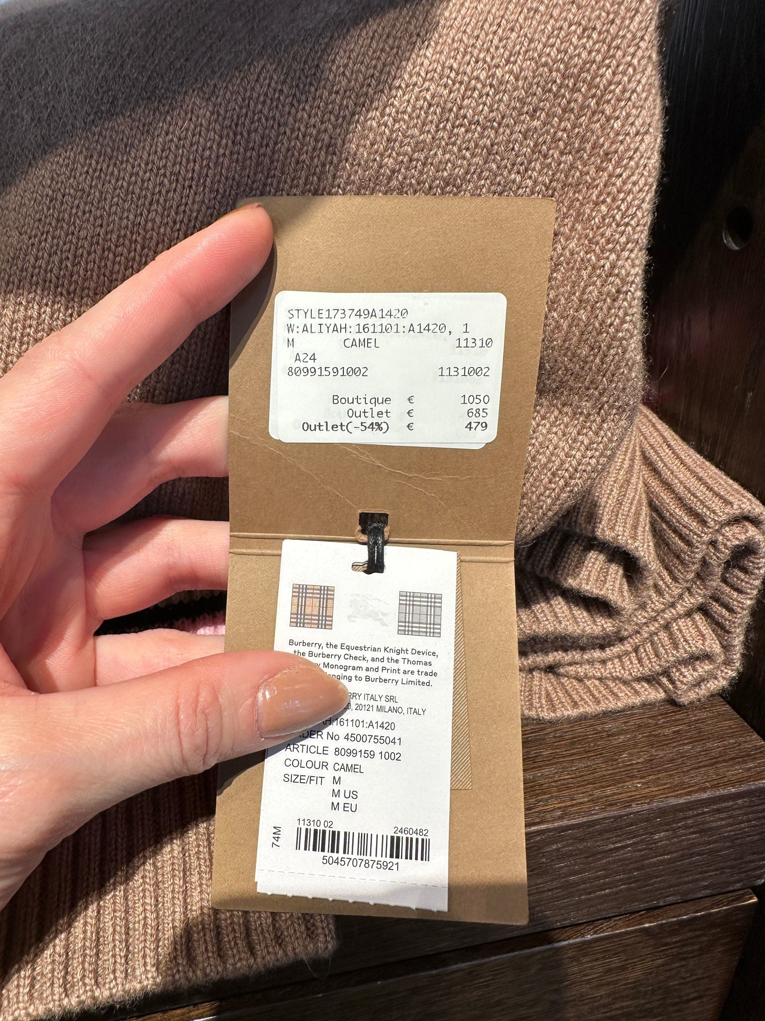 Burberry Aliyah CamelBurberry