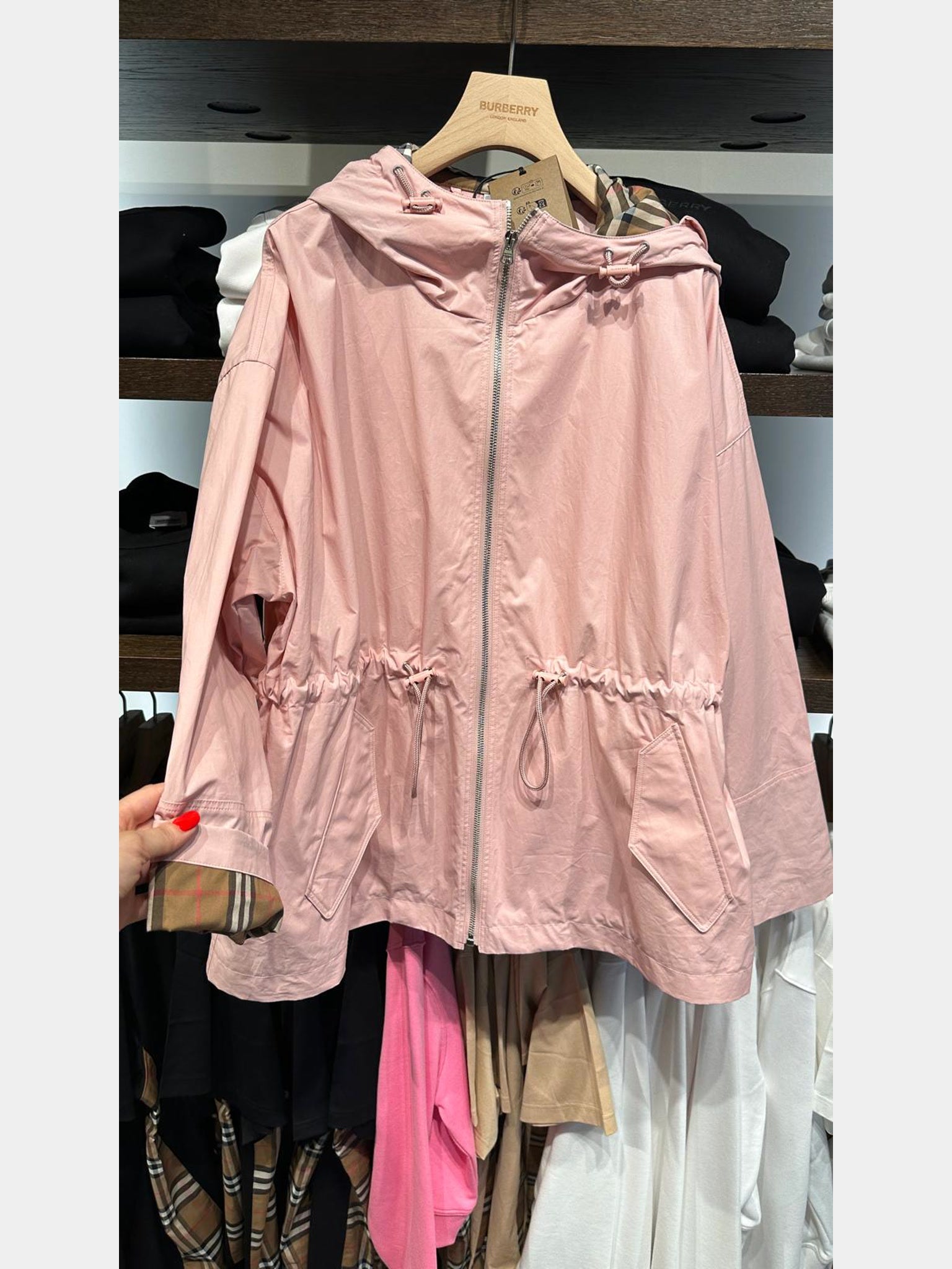 Burberry Birley jacket pinkBurberry