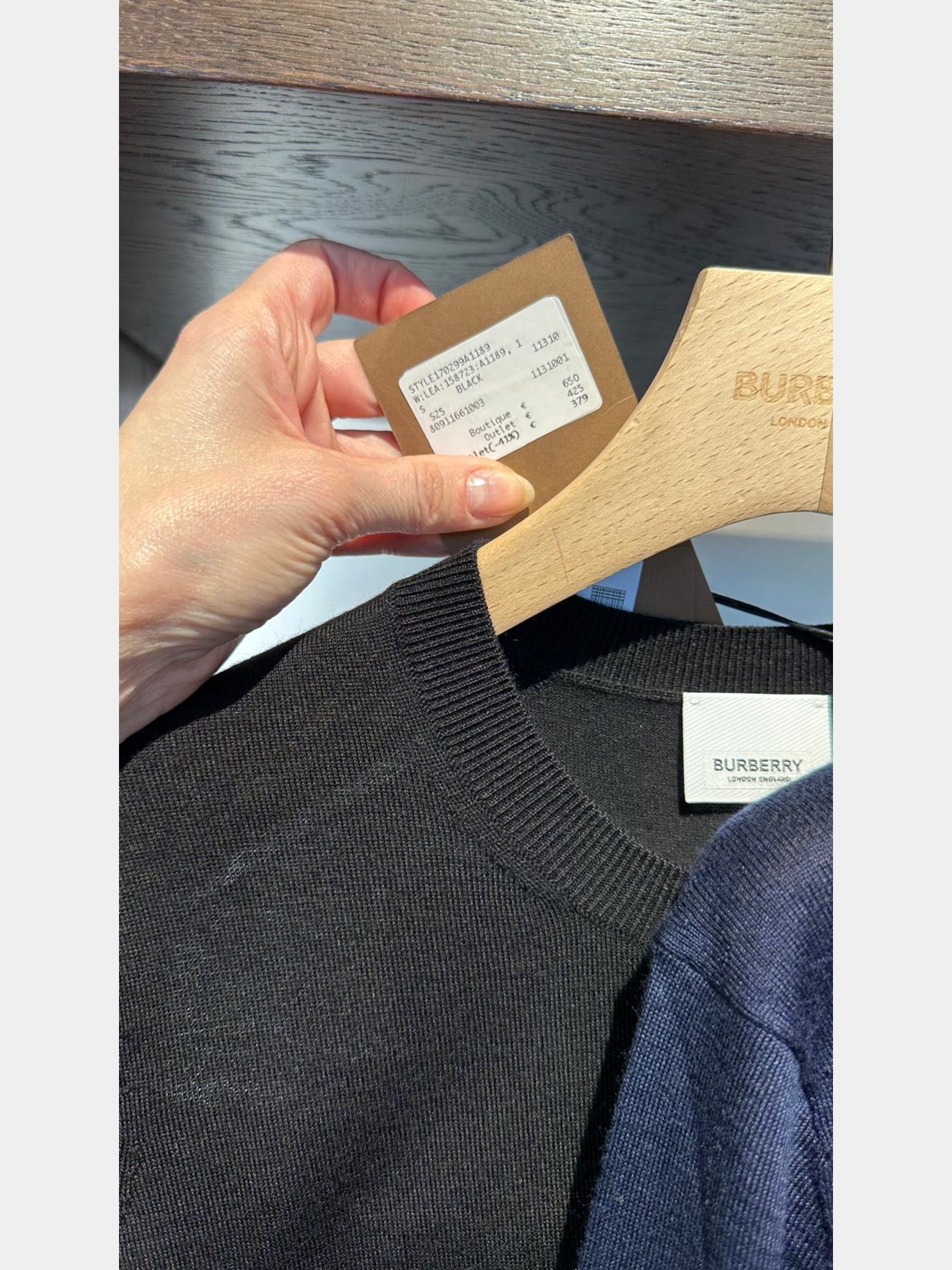 Burberry Black SweaterBurberry