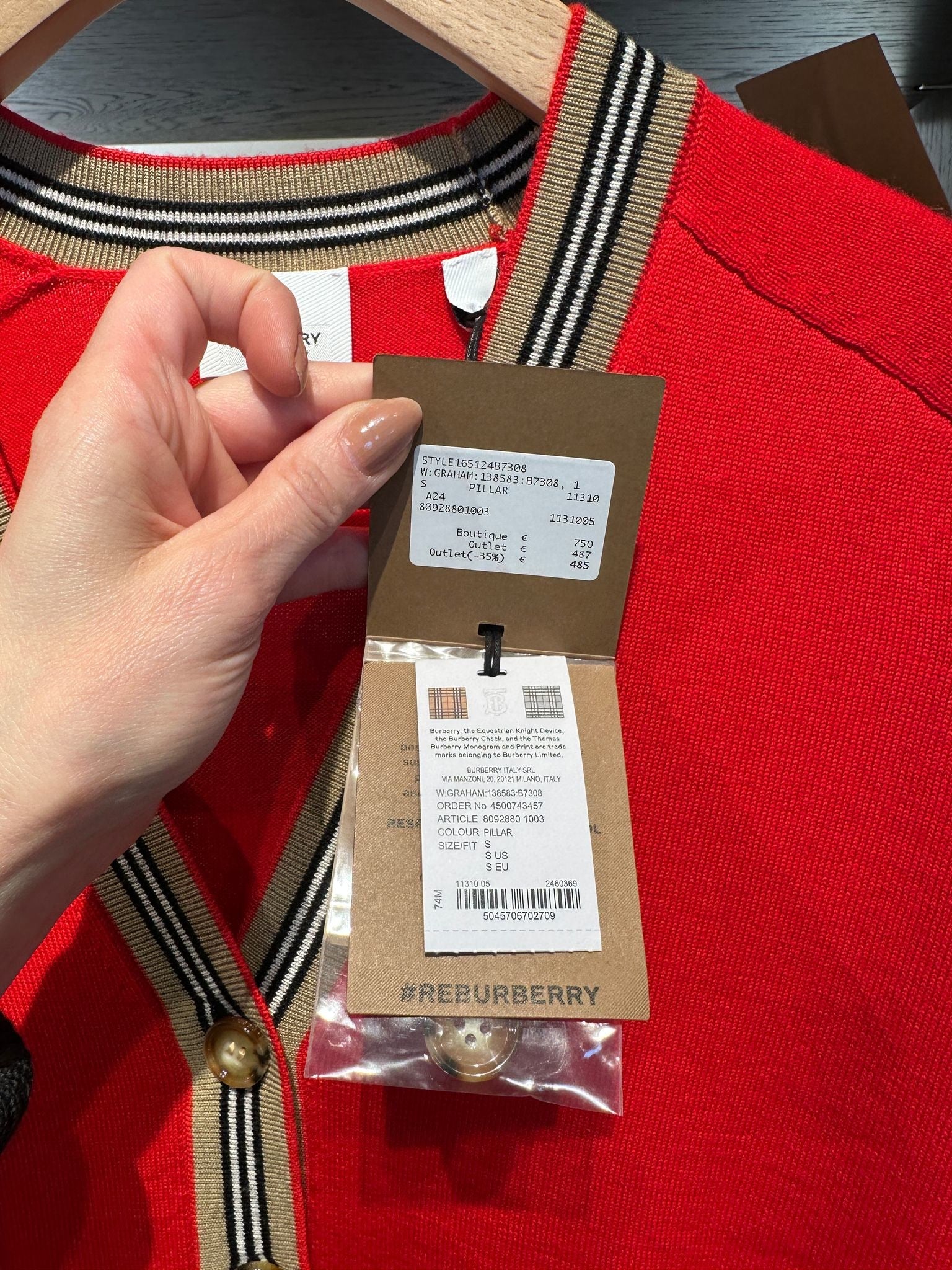 Burberry Cardigan whiteBurberry