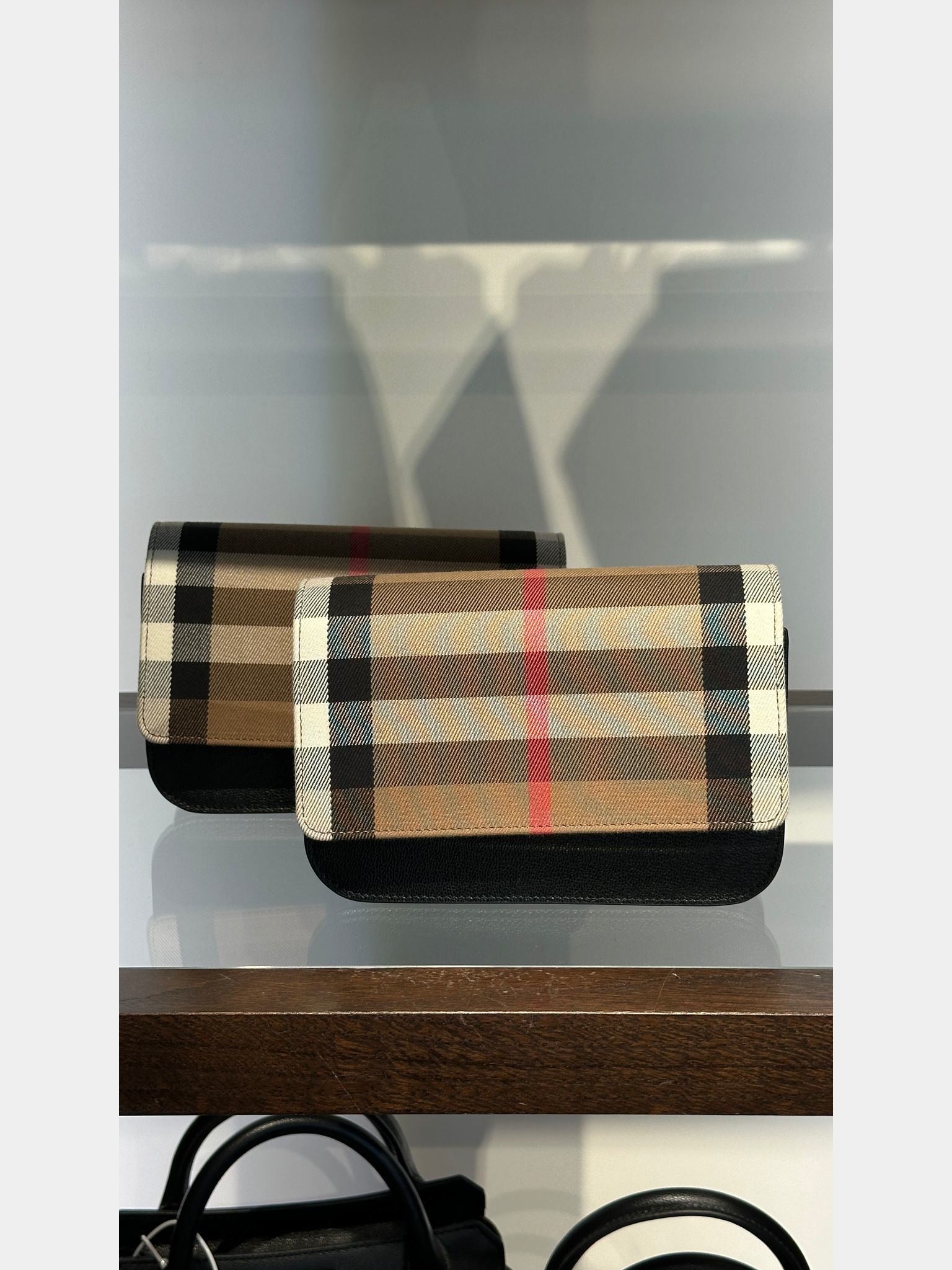 Burberry Checkered Clutch blackBurberry