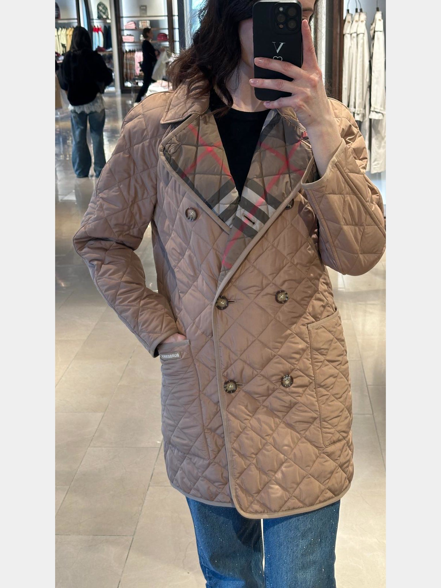 Burberry coat beigeBurberry