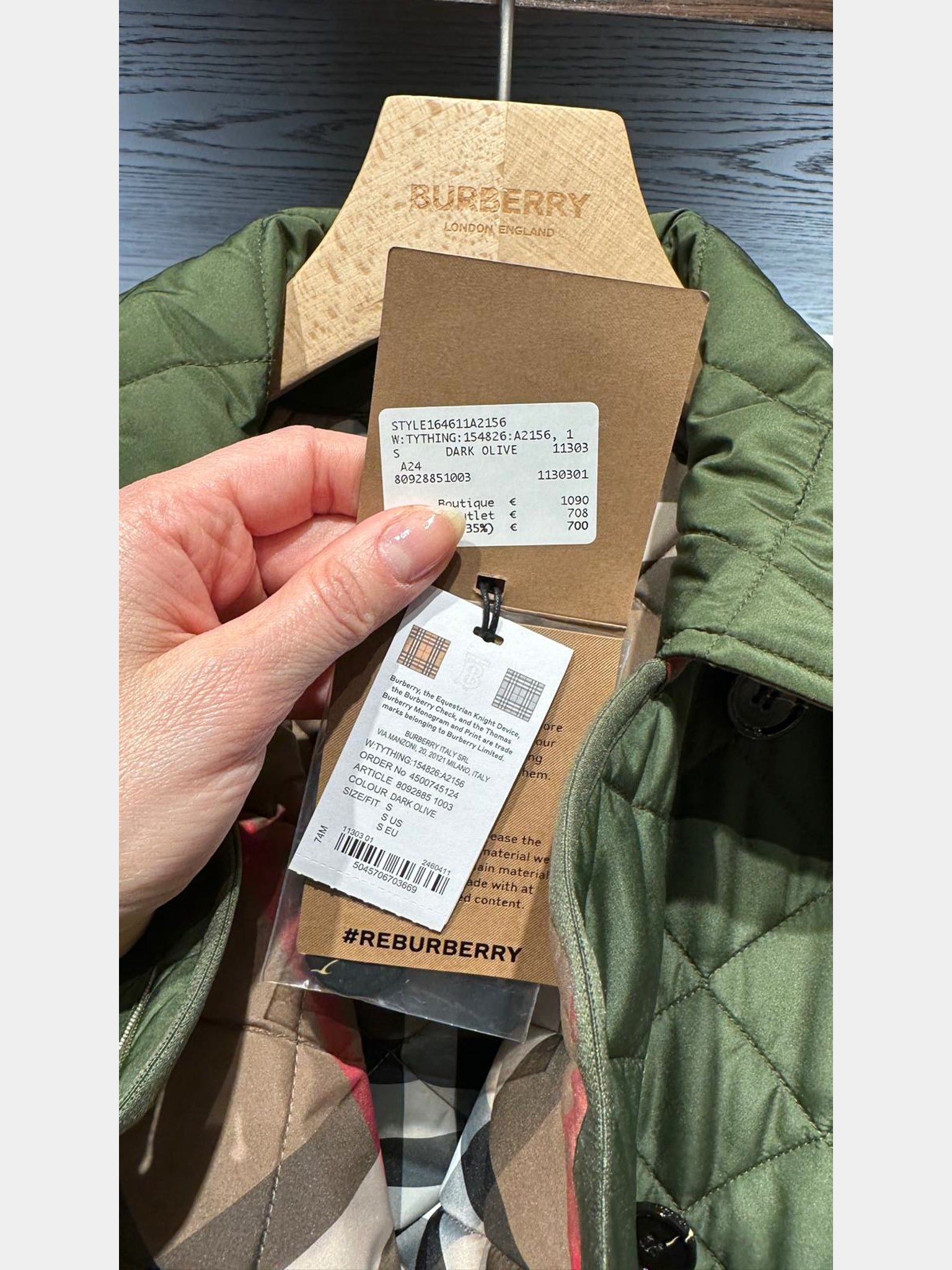 Burberry coat beigeBurberry