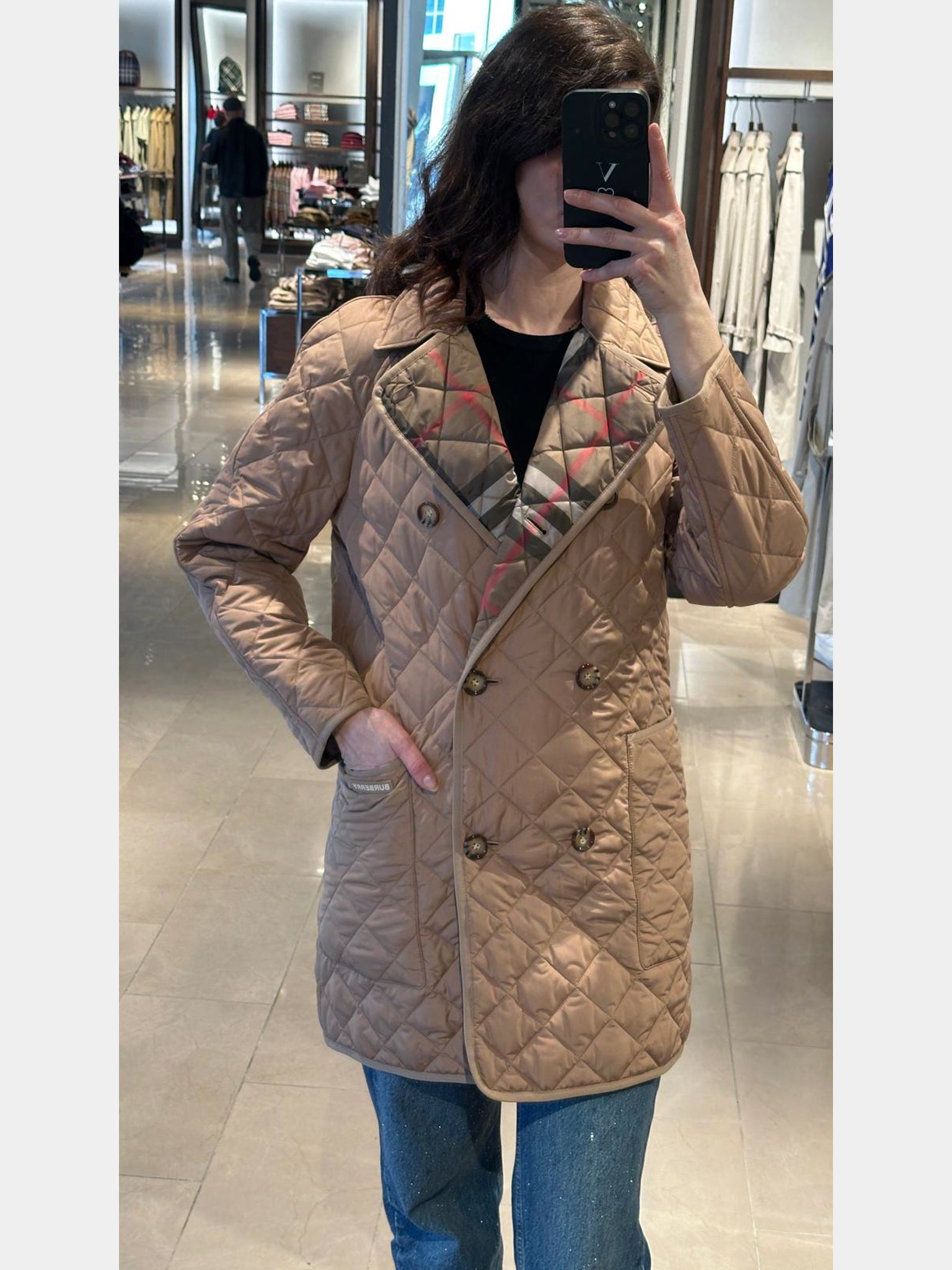 Burberry coat beigeBurberry