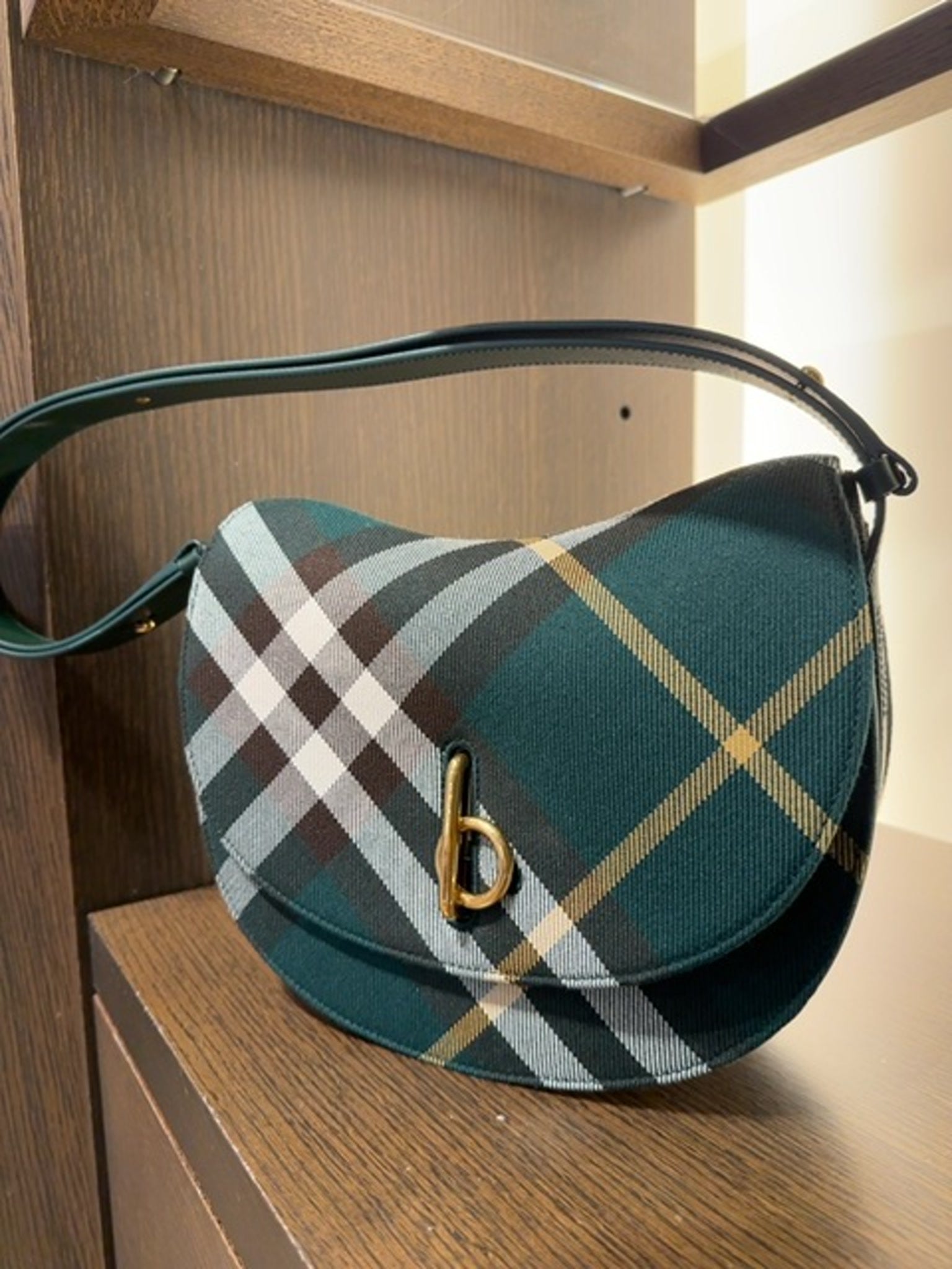 Burberry green cross bodyBurberry