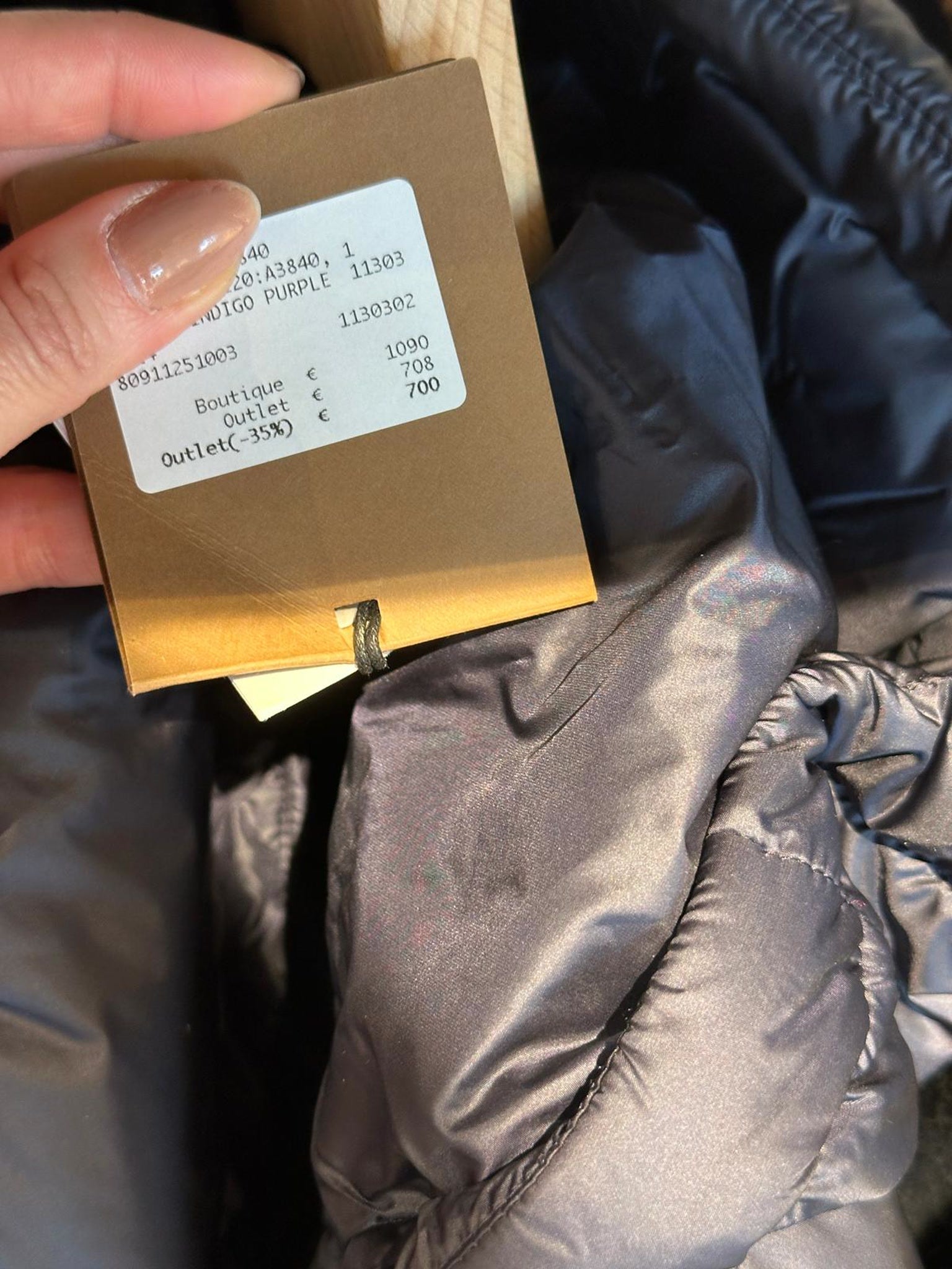 Burberry Indigo Purple JacketBurberry