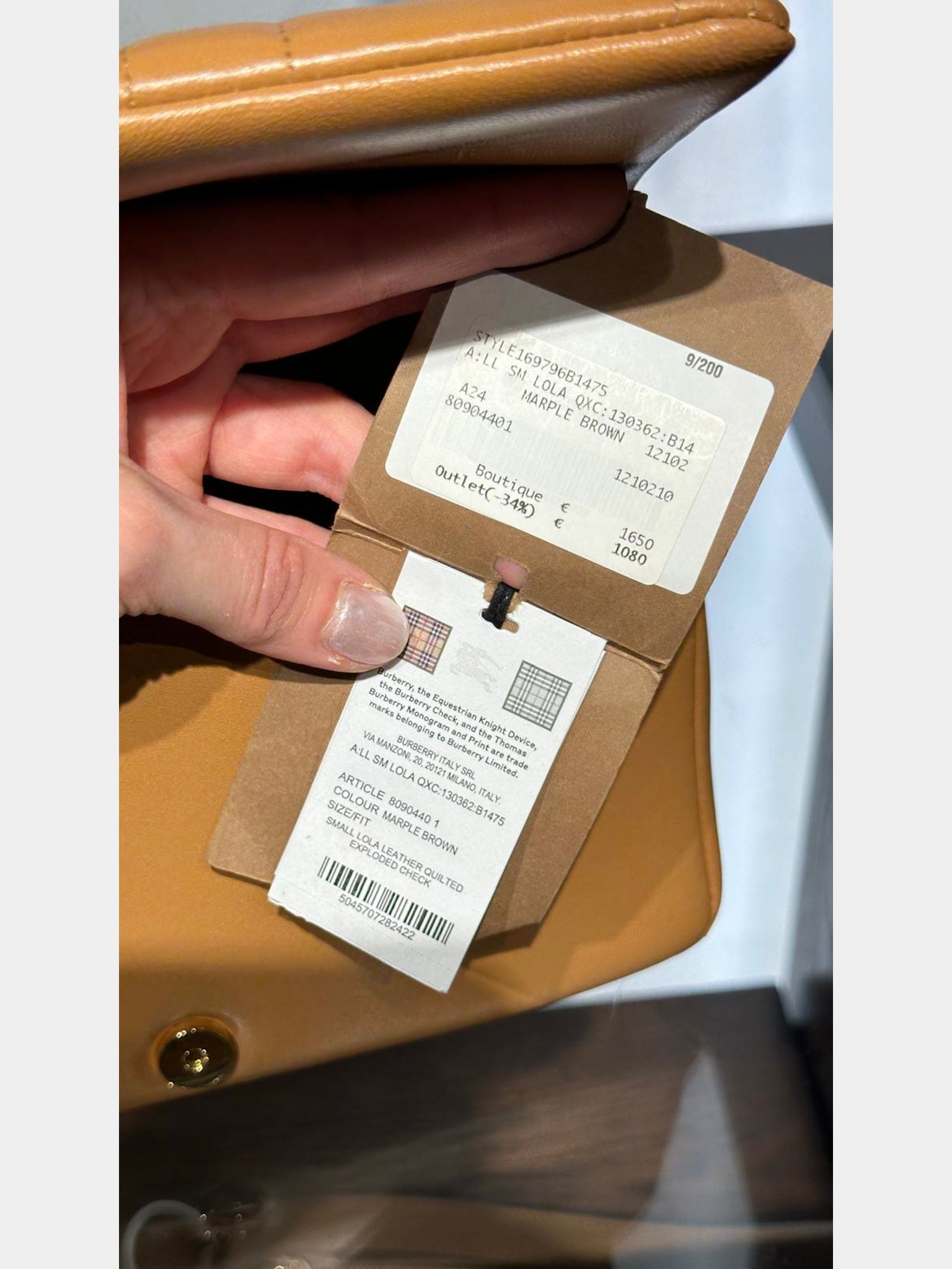 Burberry Lola Marple Brown BagBurberry