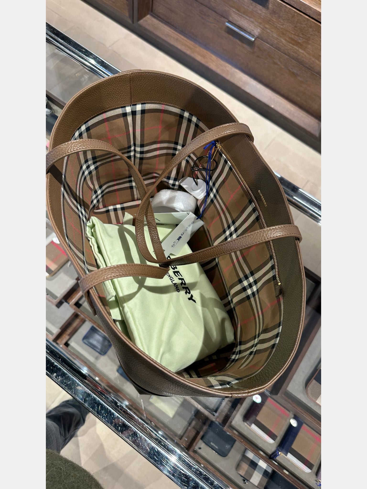 Burberry London Tote brownBurberry