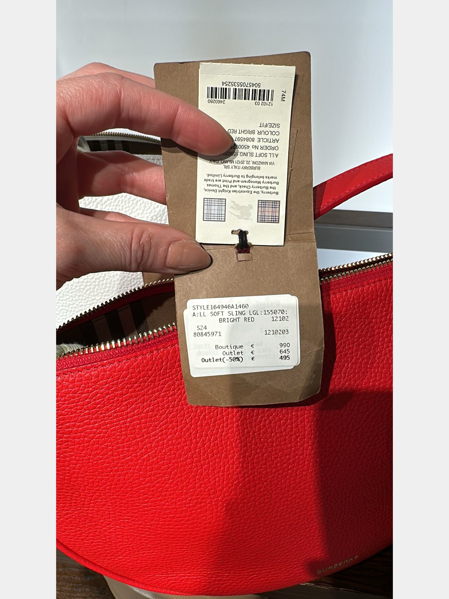 Burberry Soft Sling redBurberry