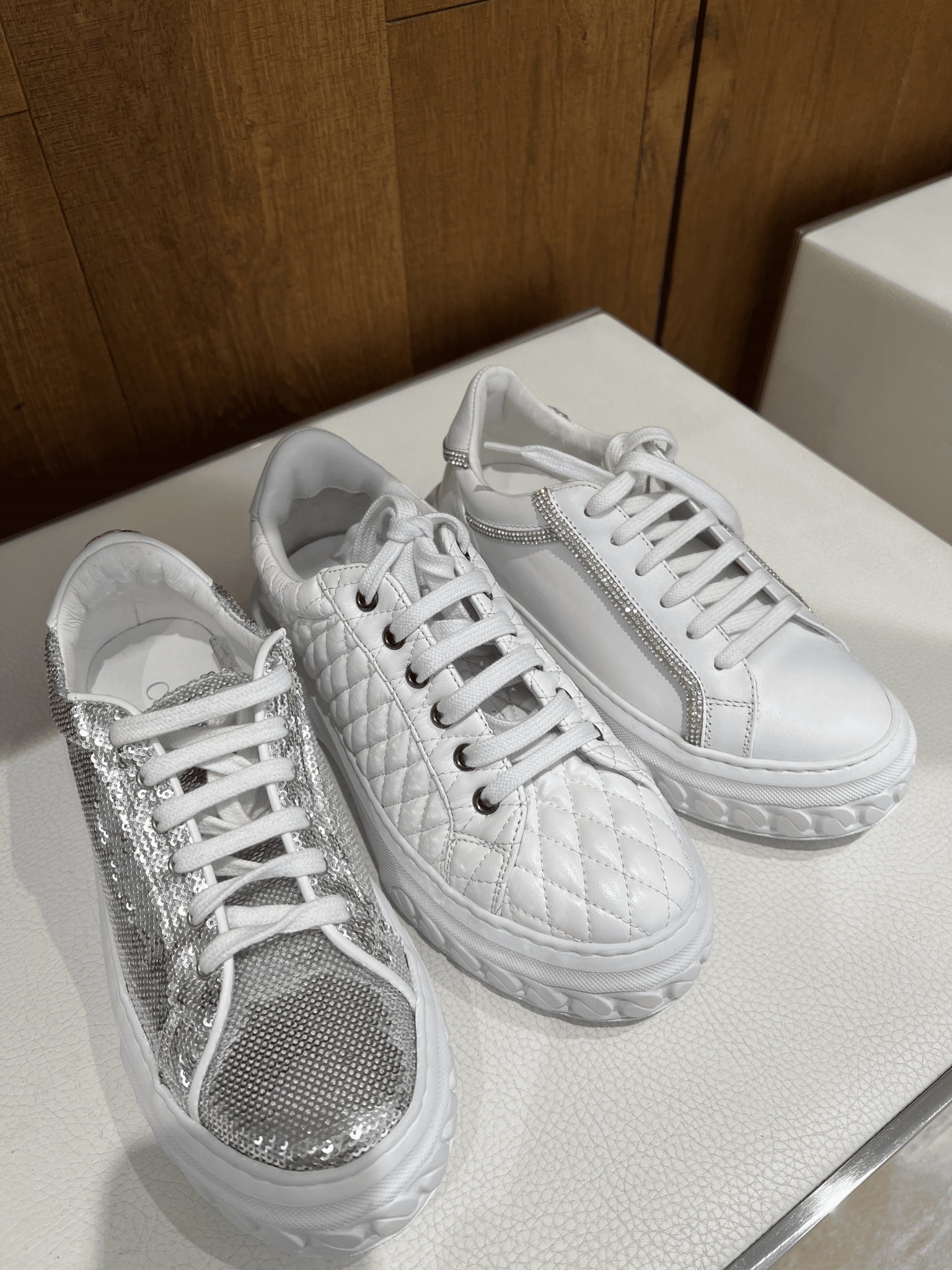 Casadei białe damskie sneakersy 2X920Z0201C1867A647Casadei