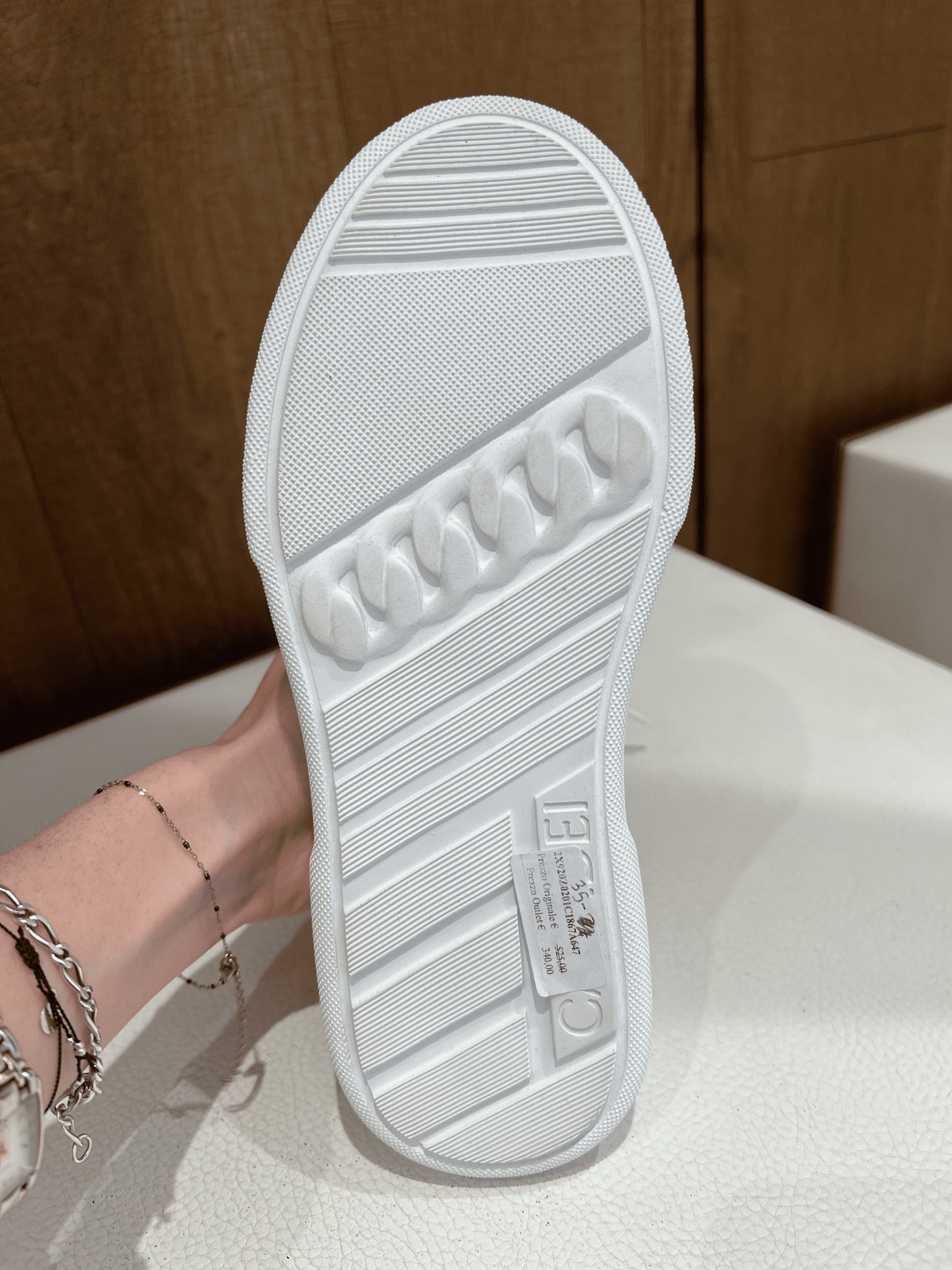 Casadei białe damskie sneakersy 2X920Z0201C1867A647Casadei