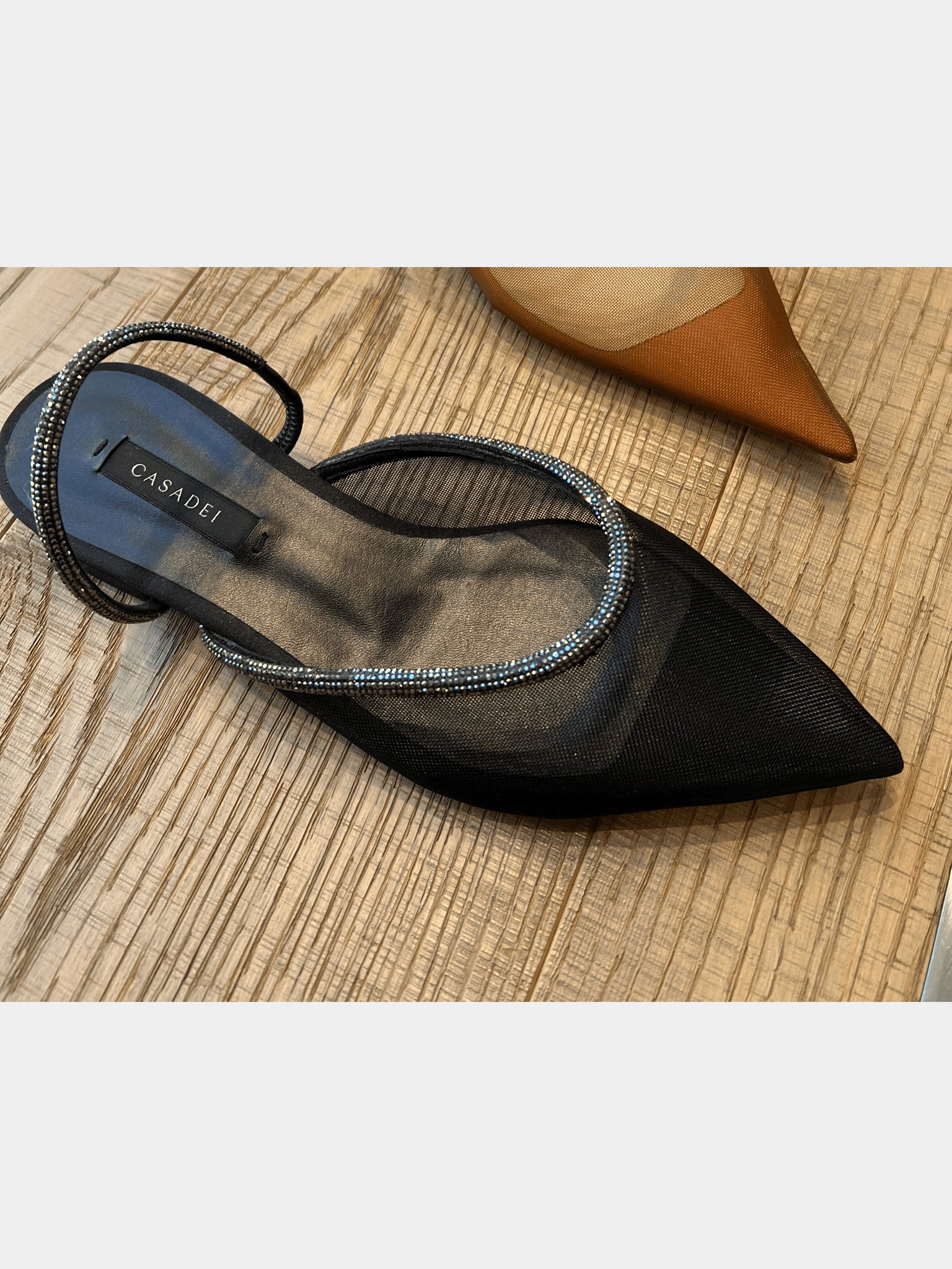 Casadei Black Mesh ShoesCasadei