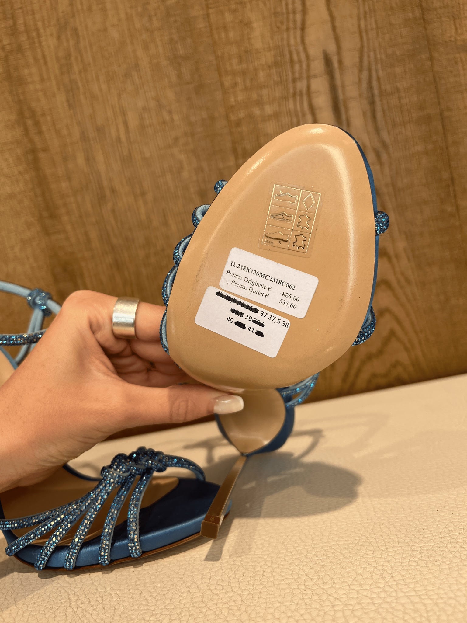 Casadei Blue SandalsCasadei