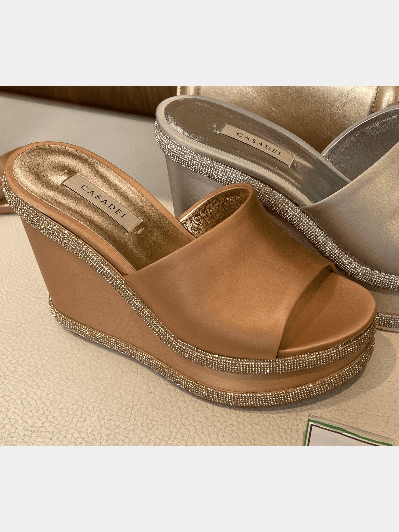 Casadei Brown PlatformsCasadei