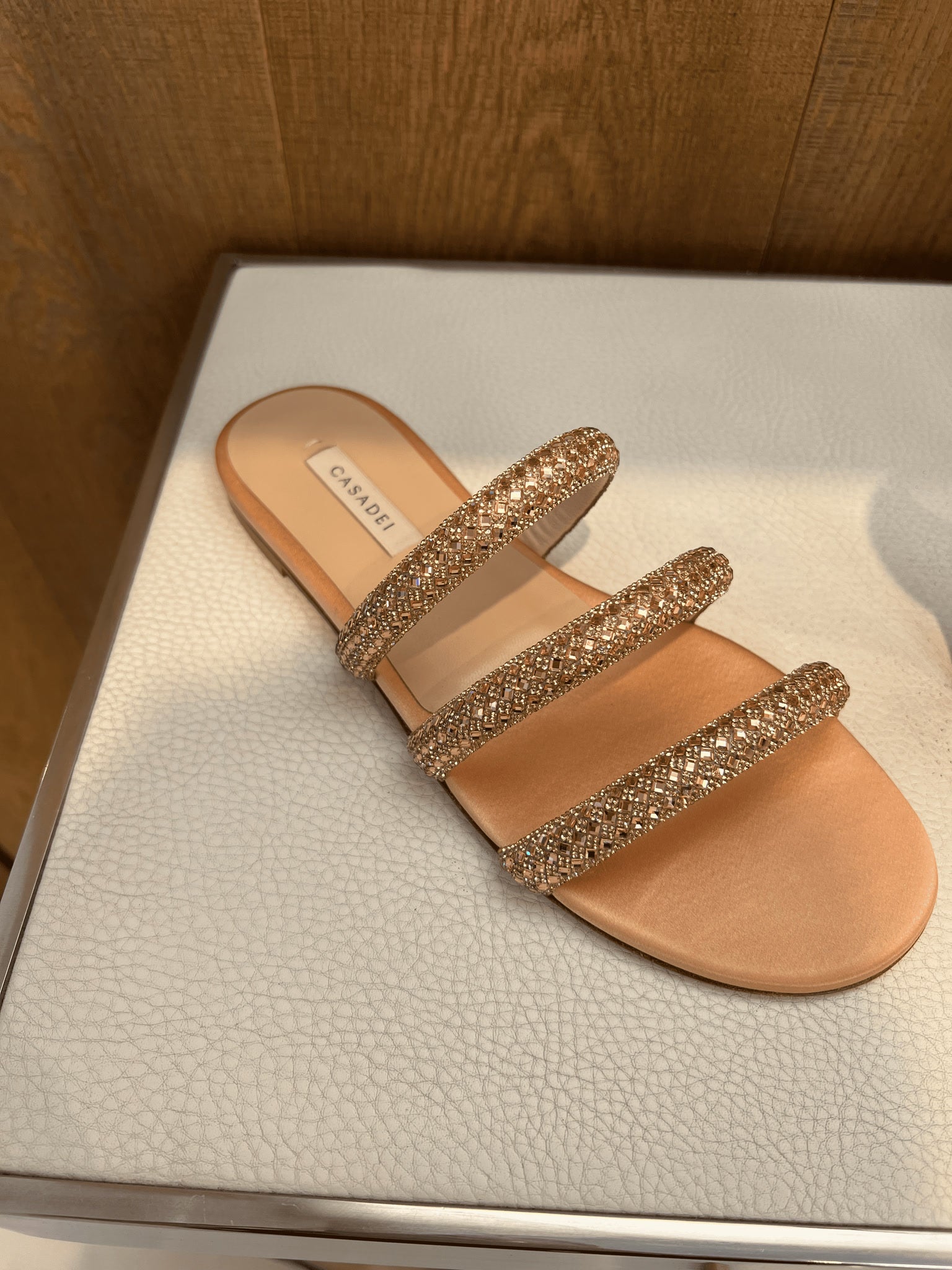 Casadei Cream FlatsCasadei