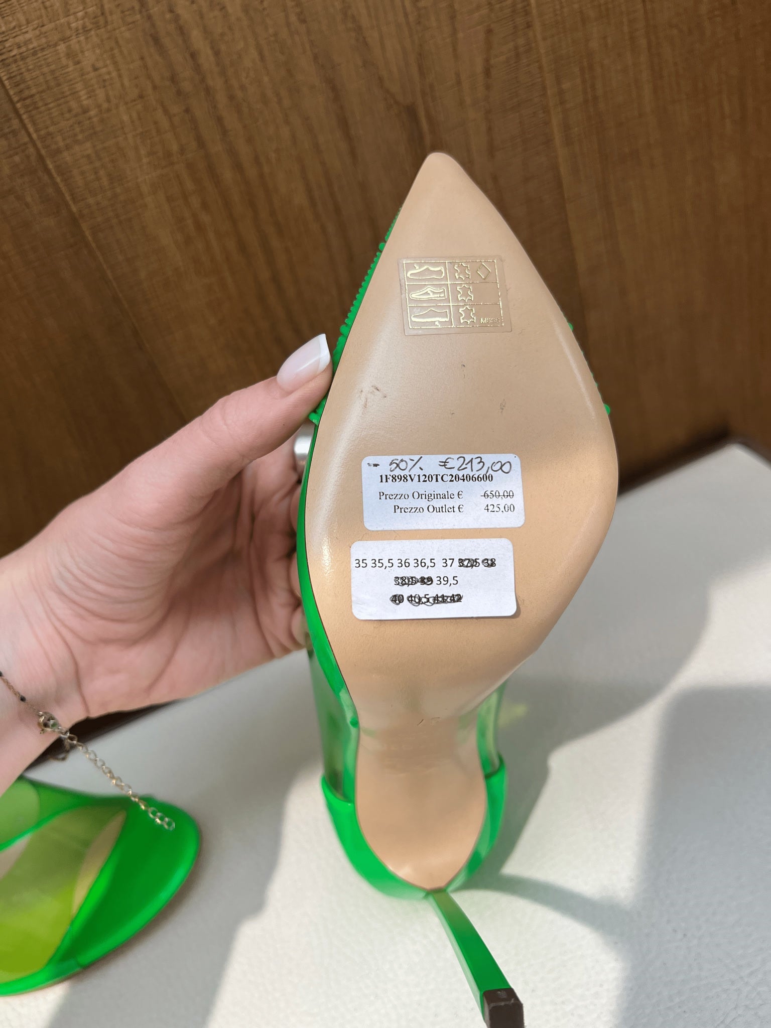 Casadei czółenka damskie beżowe 1F898V120TC20406600Casadei
