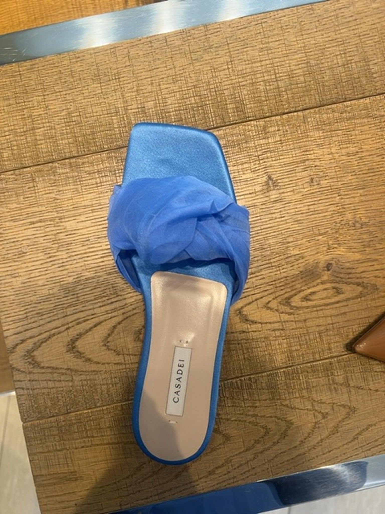 Casadei Damskie klapki niebieskieCasadei