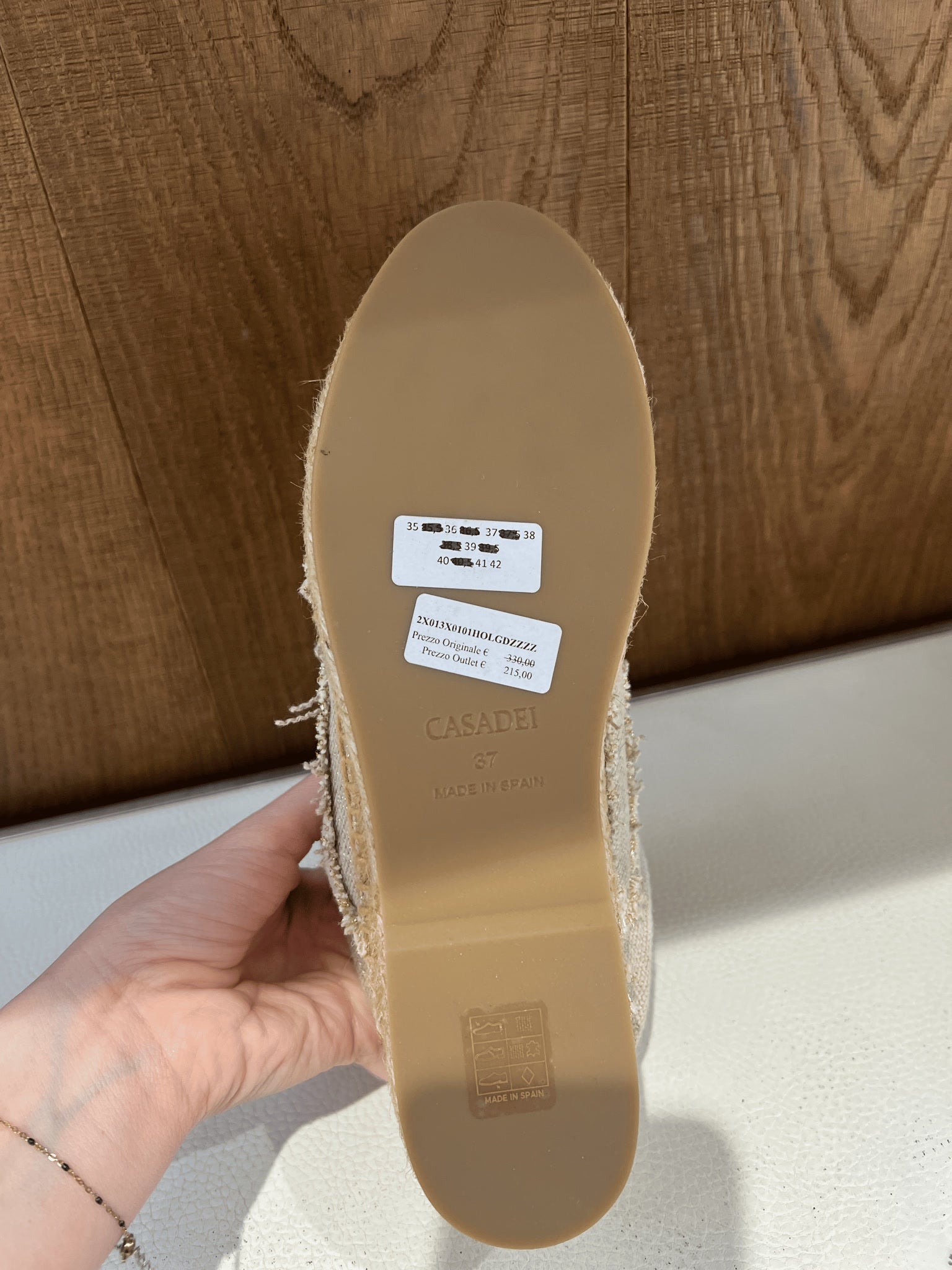 Casadei Damskie Sneakersy BeżoweCasadei