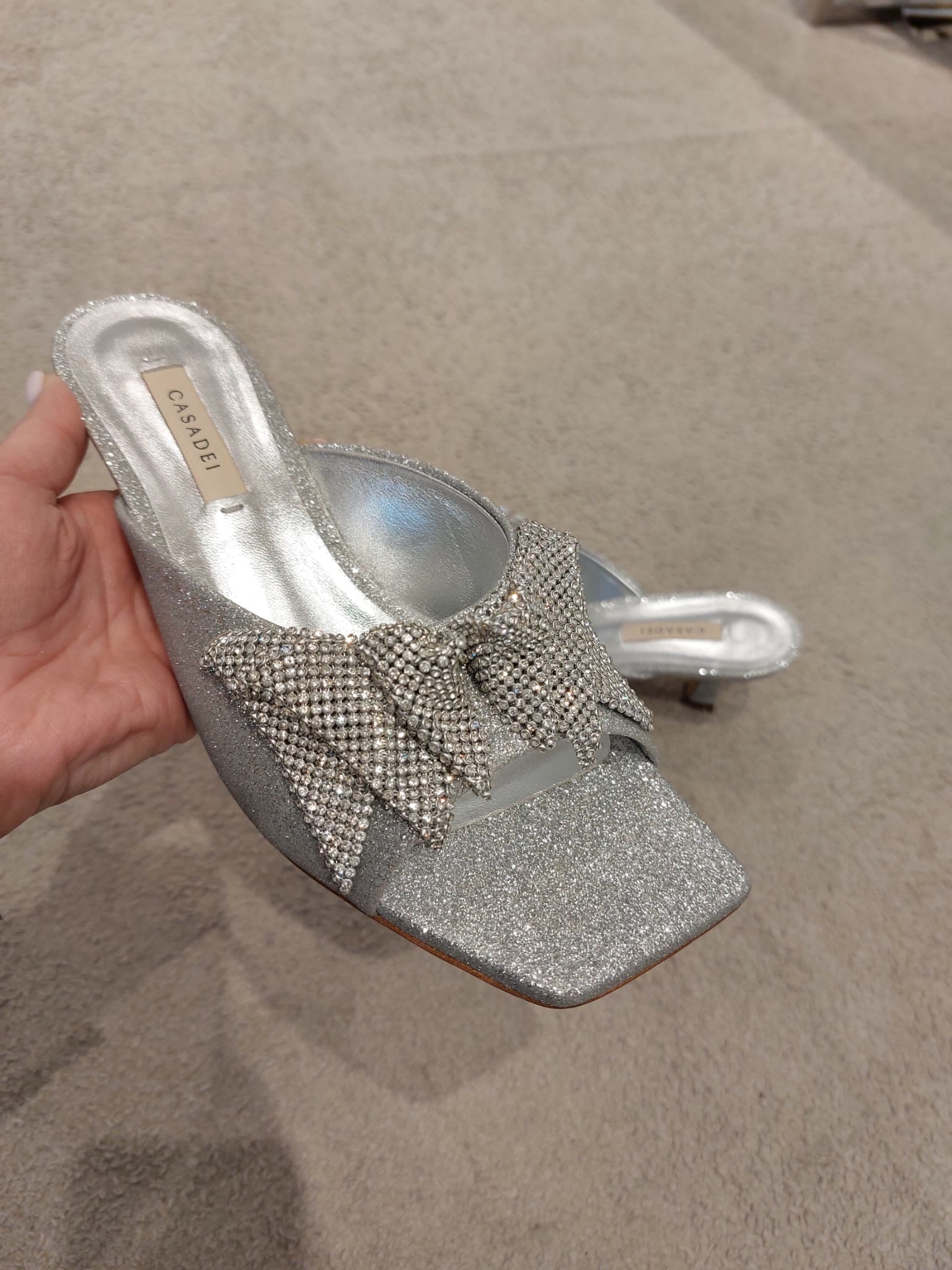 Casadei Glitter MuleCasadei