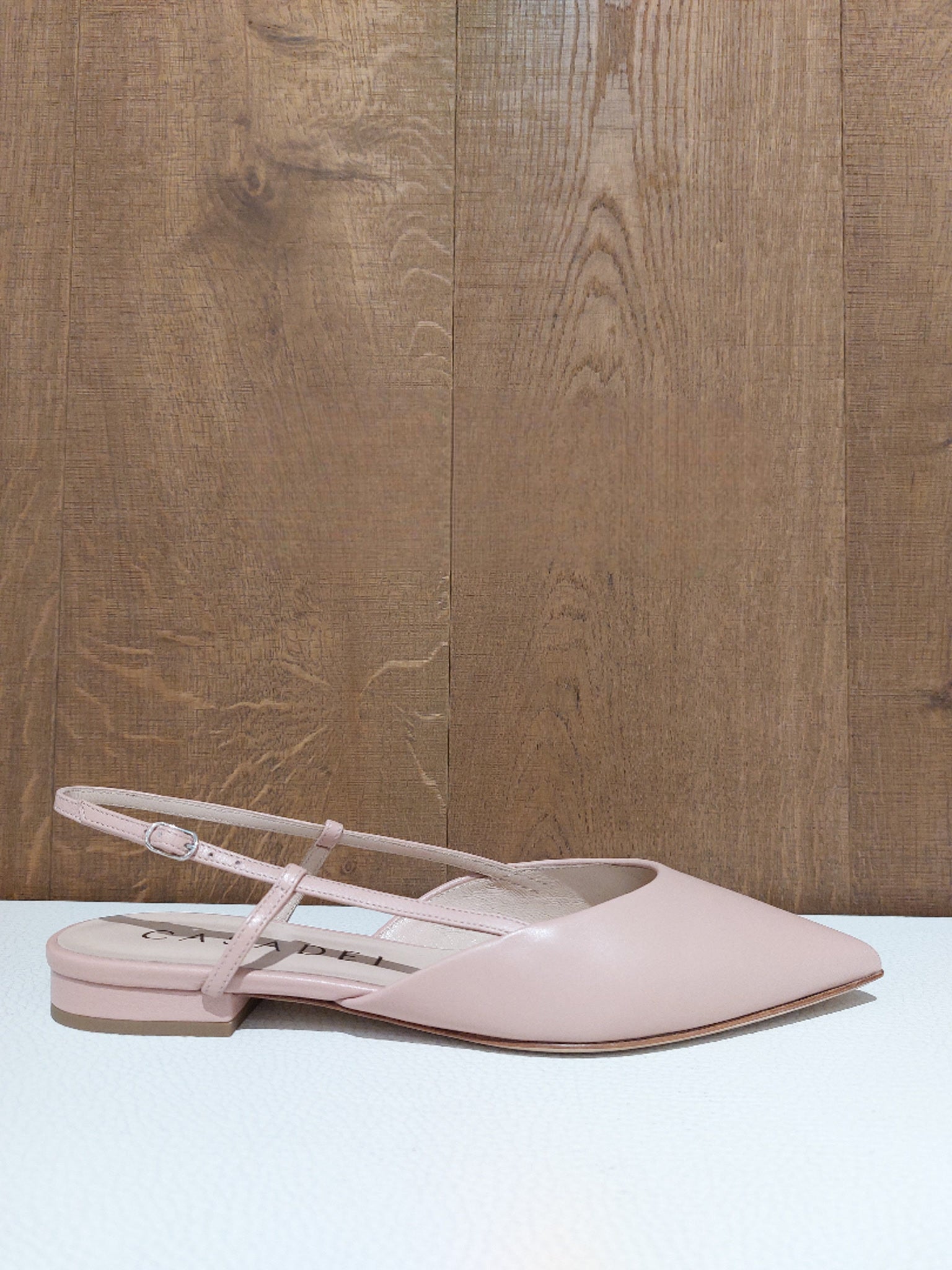 Casadei Nude Slingback FlatsCasadei