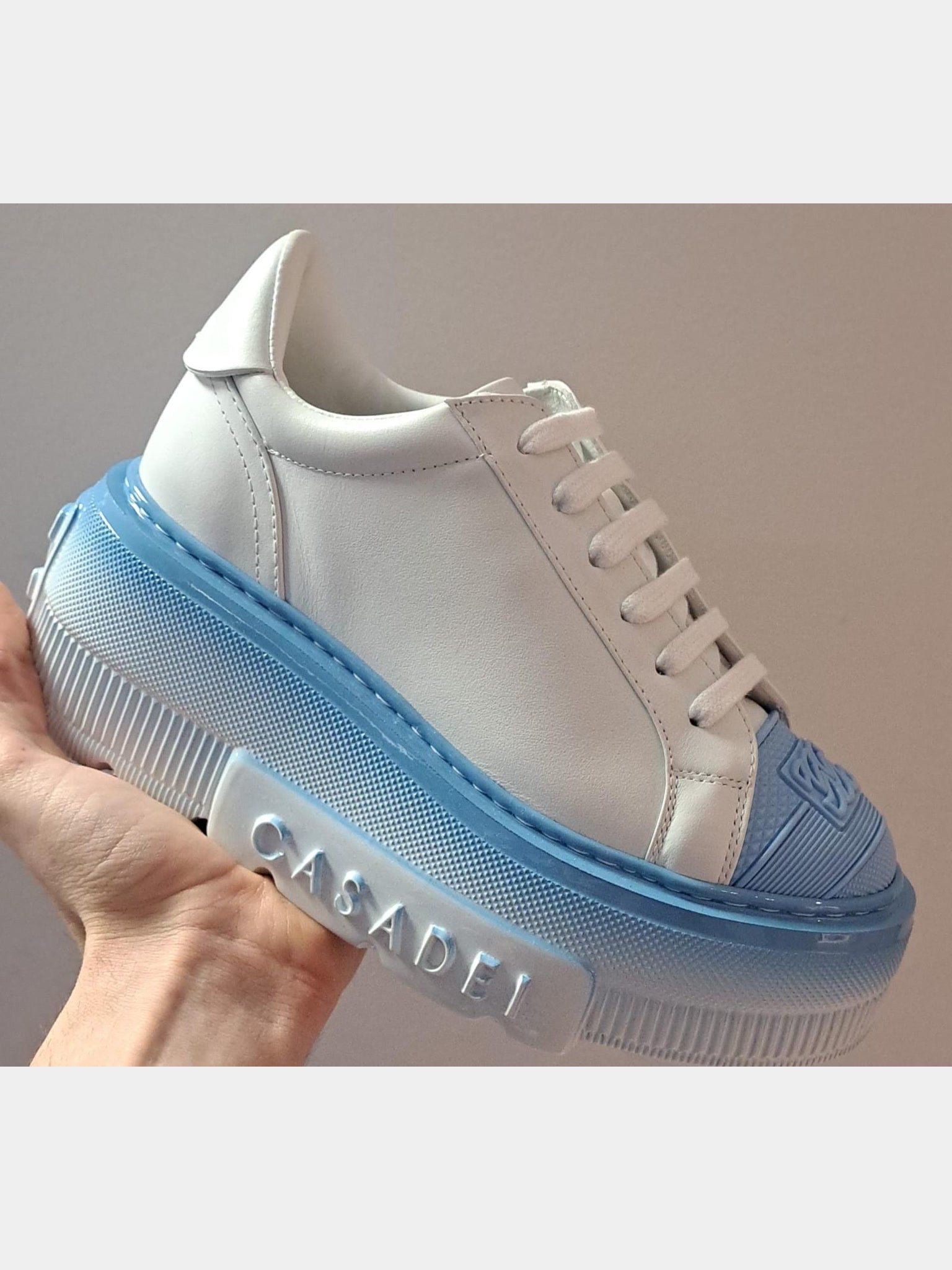 Casadei Salento Bianco Toe - Cap CieloCasadei