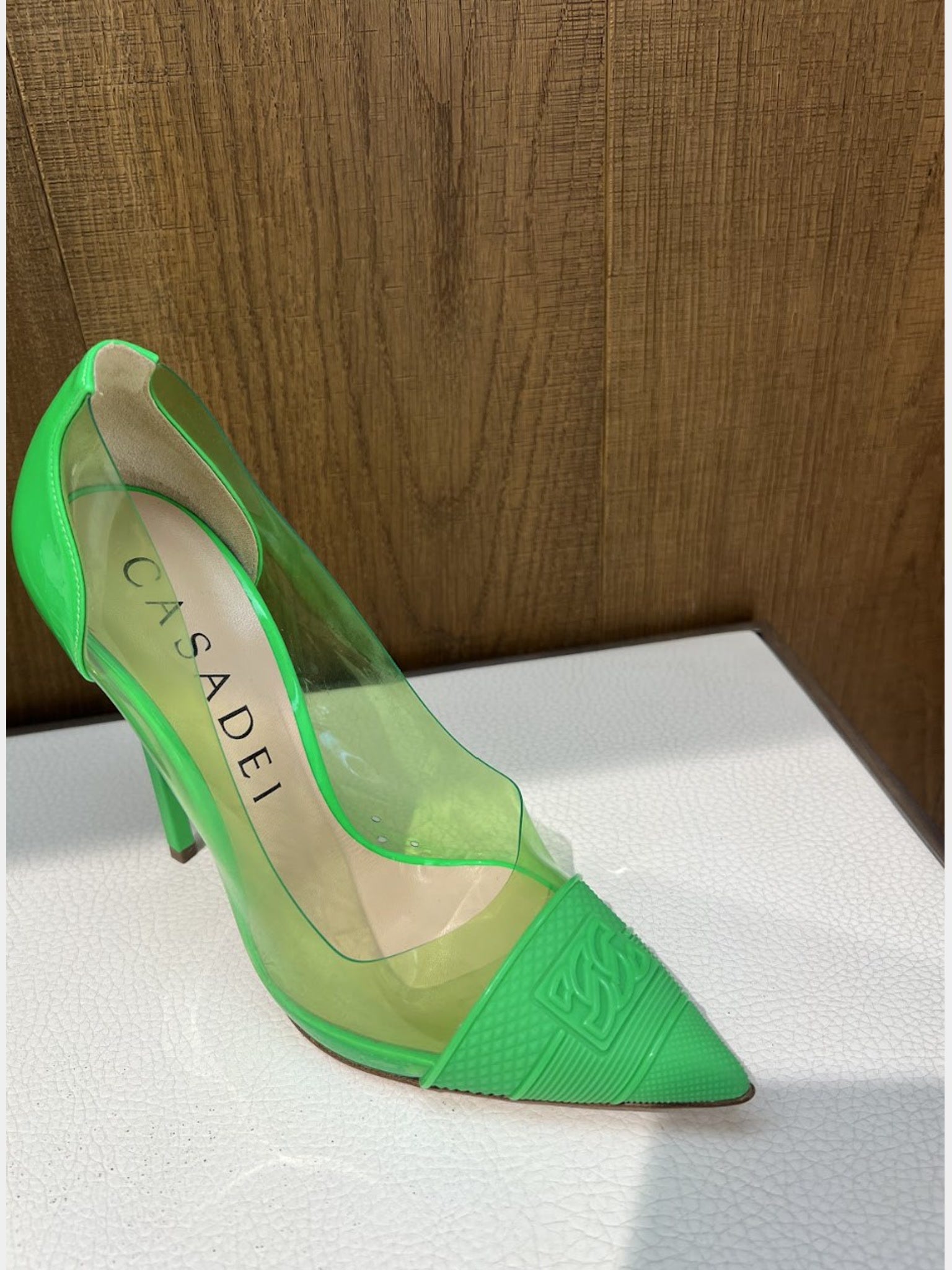 Casadei szpilki zielone damskie 1M866V100TC2647600Casadei