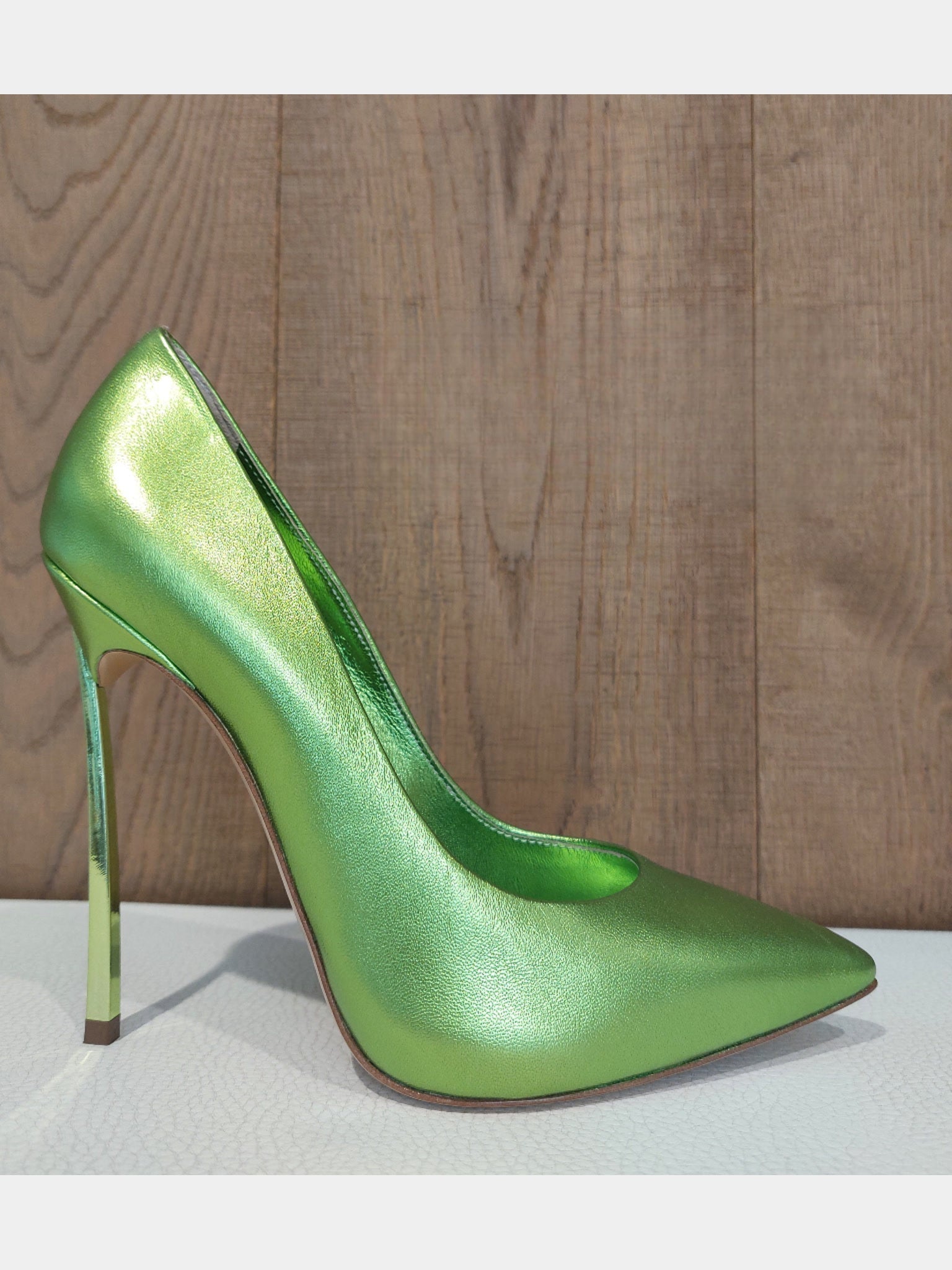 Casadei Zielone Buty na ObcasieCasadei