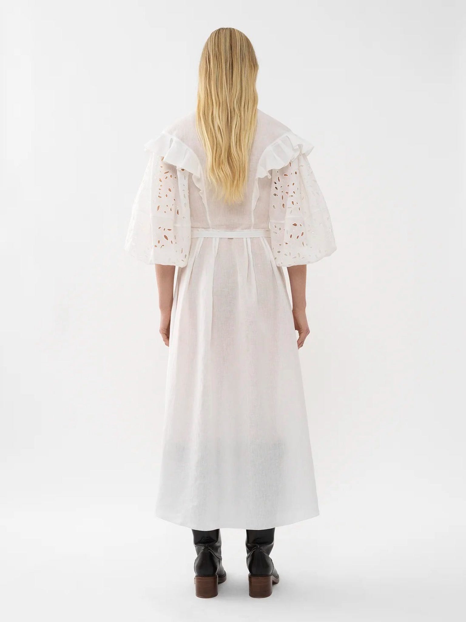 Chloé biała sukienka Dress CHC22ARO24134107Chloé