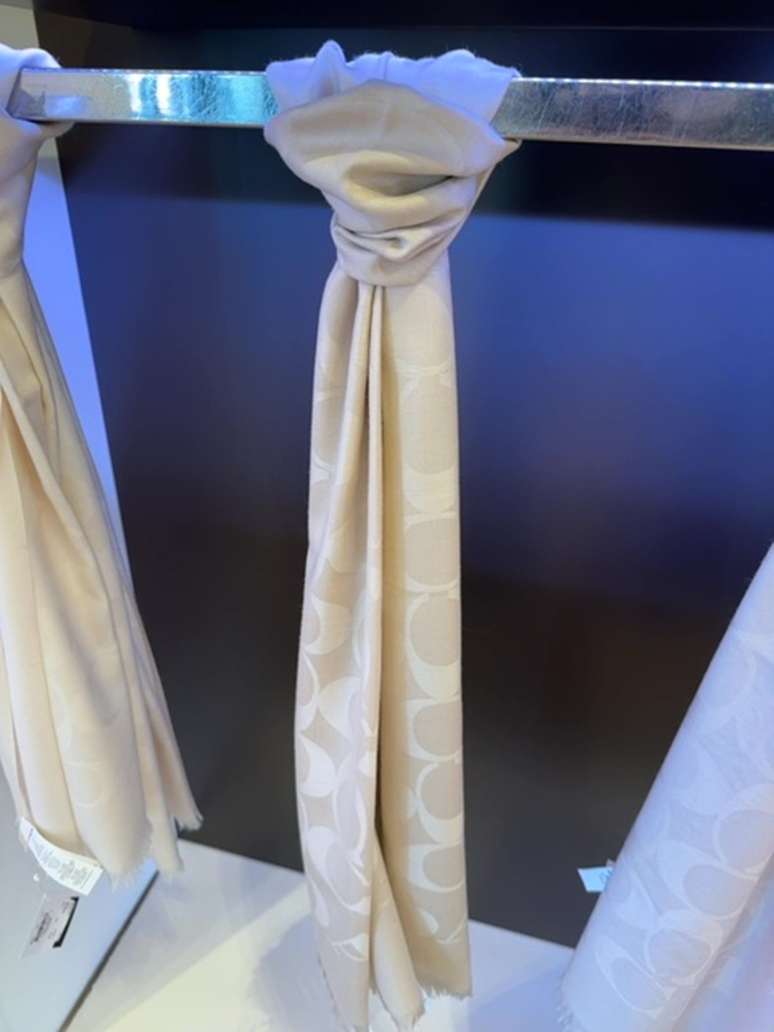 Coach beige scarveCoach