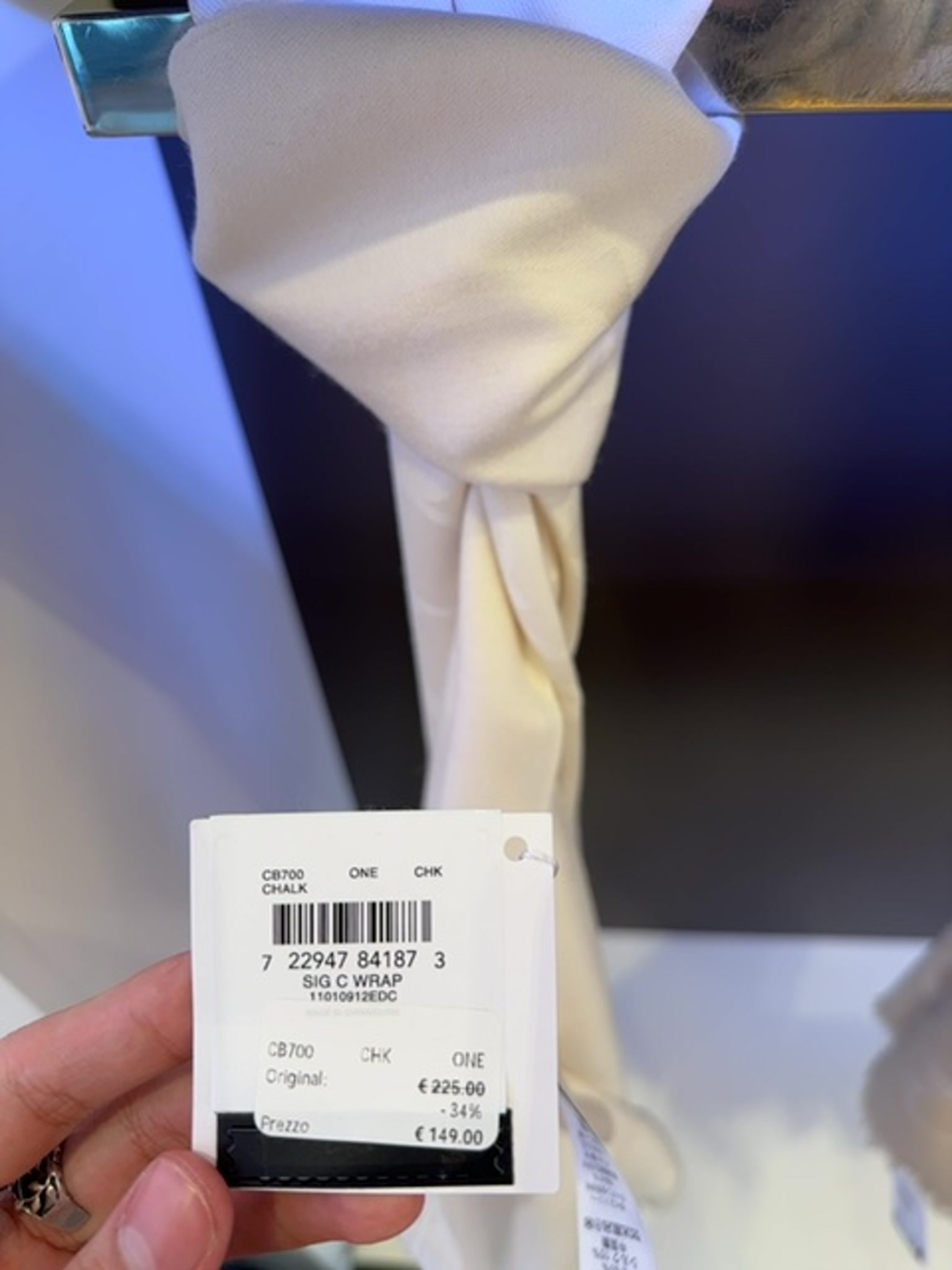 Coach cream scarveCoach