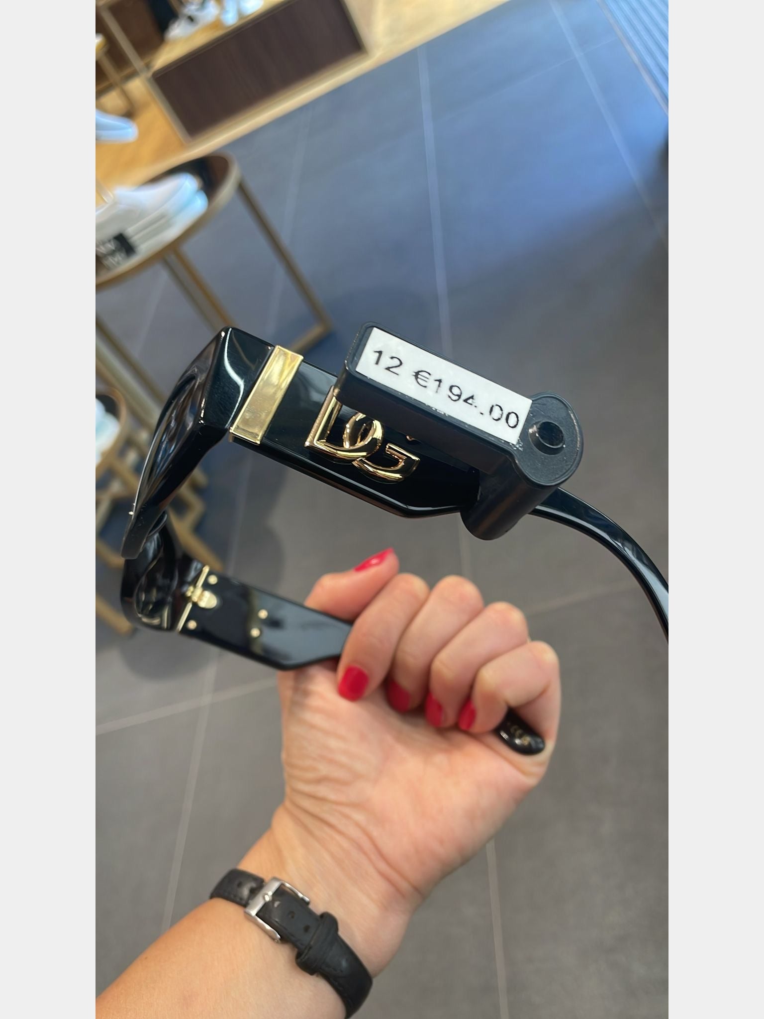 Dolce & Gabbana Akcesoria Damskie Czarne OkularyDolce & Gabbana