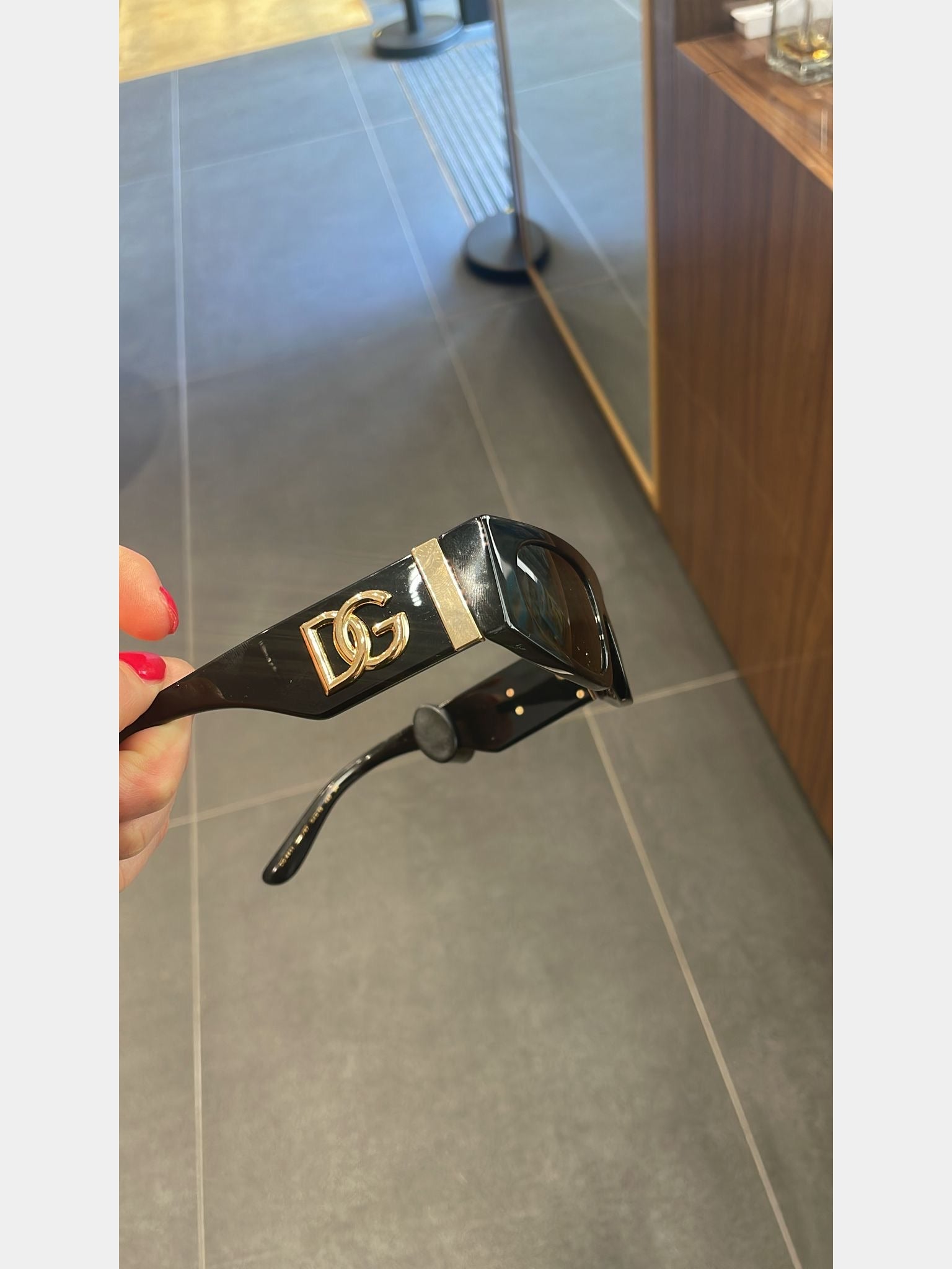 Dolce & Gabbana Akcesoria Damskie Czarne OkularyDolce & Gabbana