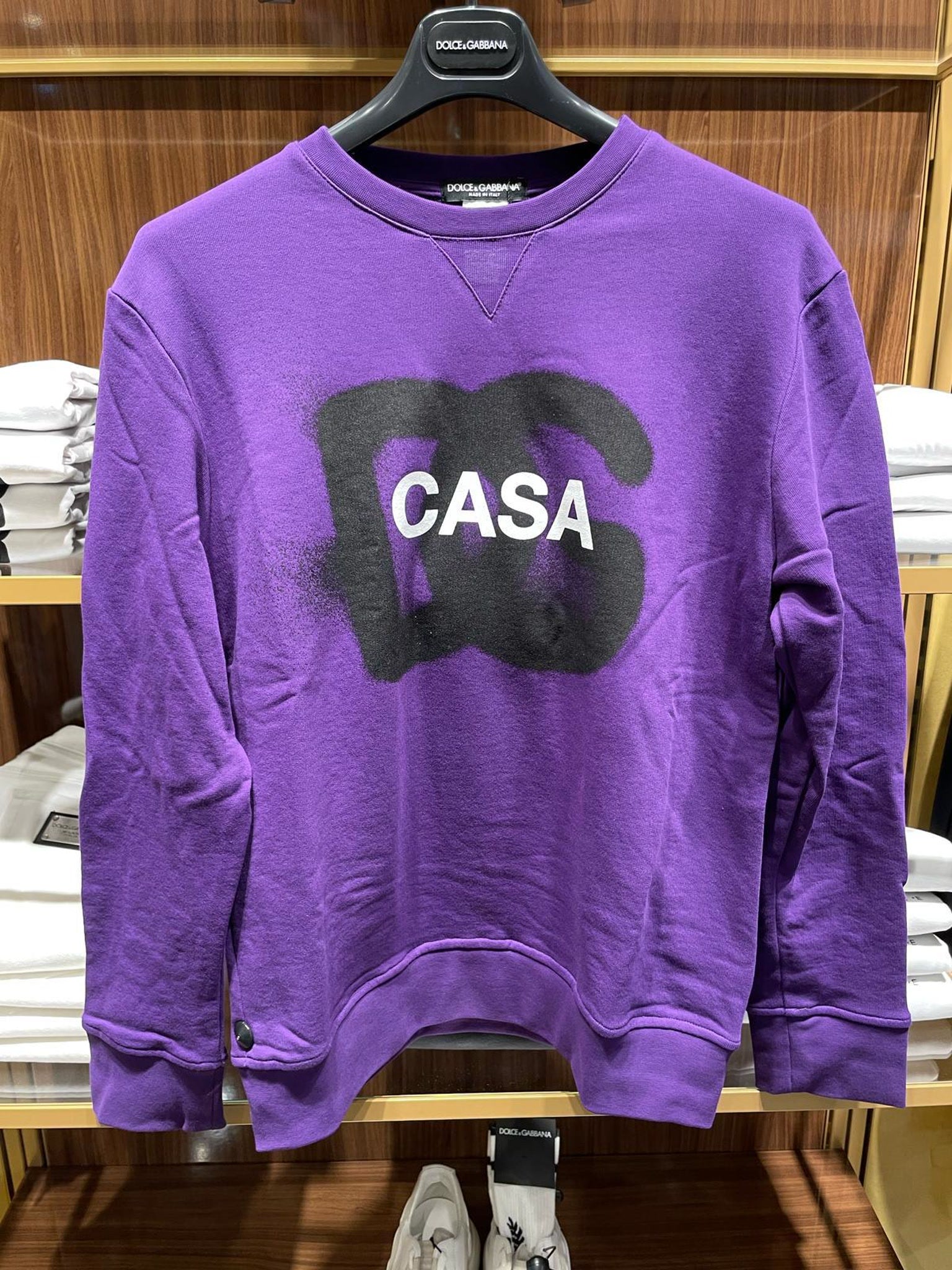 Dolce & Gabbana bluza fioletowaDolce & Gabbana