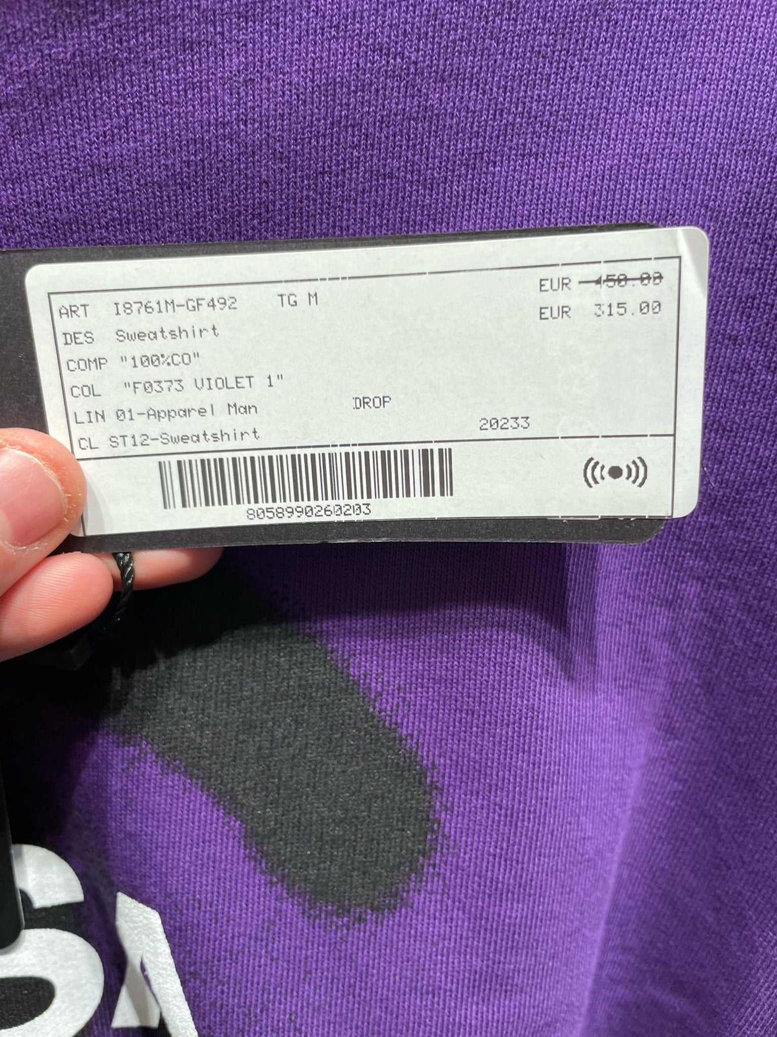 Dolce & Gabbana bluza fioletowaDolce & Gabbana