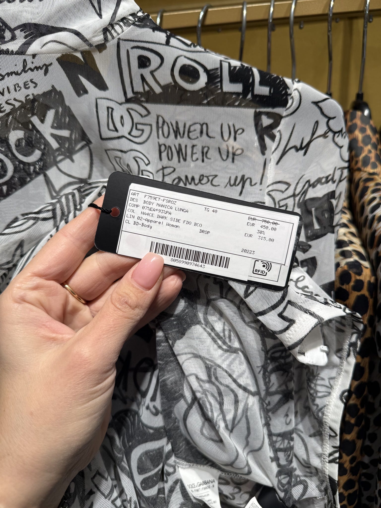 Dolce & Gabbana Body Manica LungaDolce & Gabbana