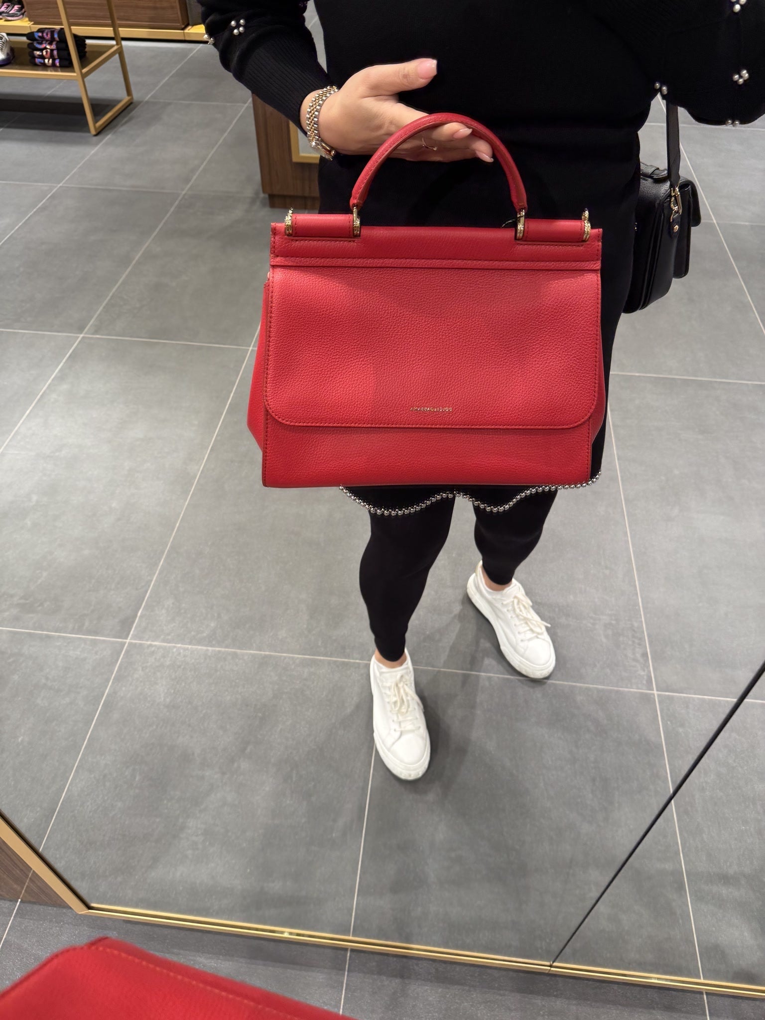 Dolce & Gabbana Borsa A Mano Bottalato VelourDolce & Gabbana