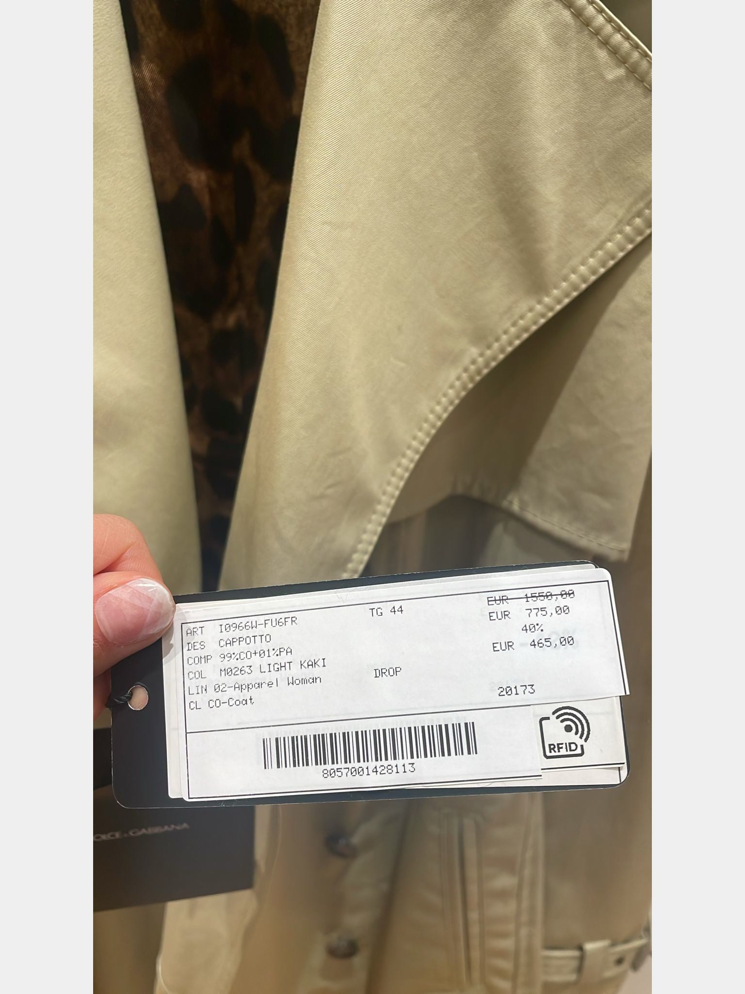 Dolce & Gabbana CappottoDolce & Gabbana