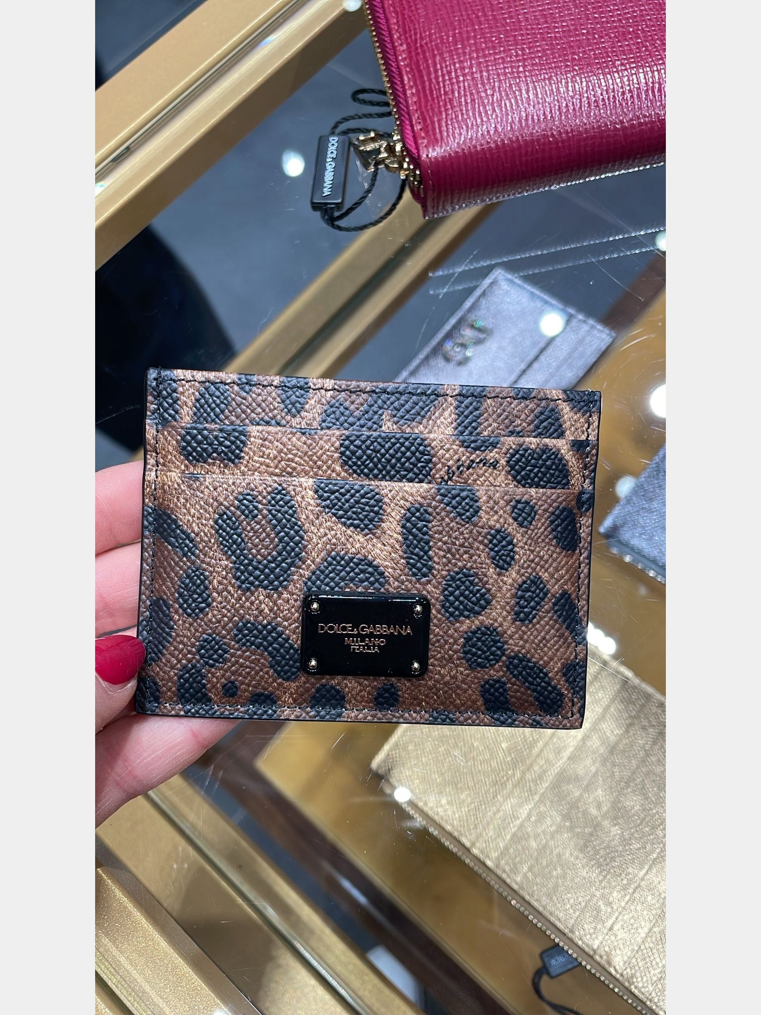 Dolce & Gabbana card holder pantherDolce & Gabbana