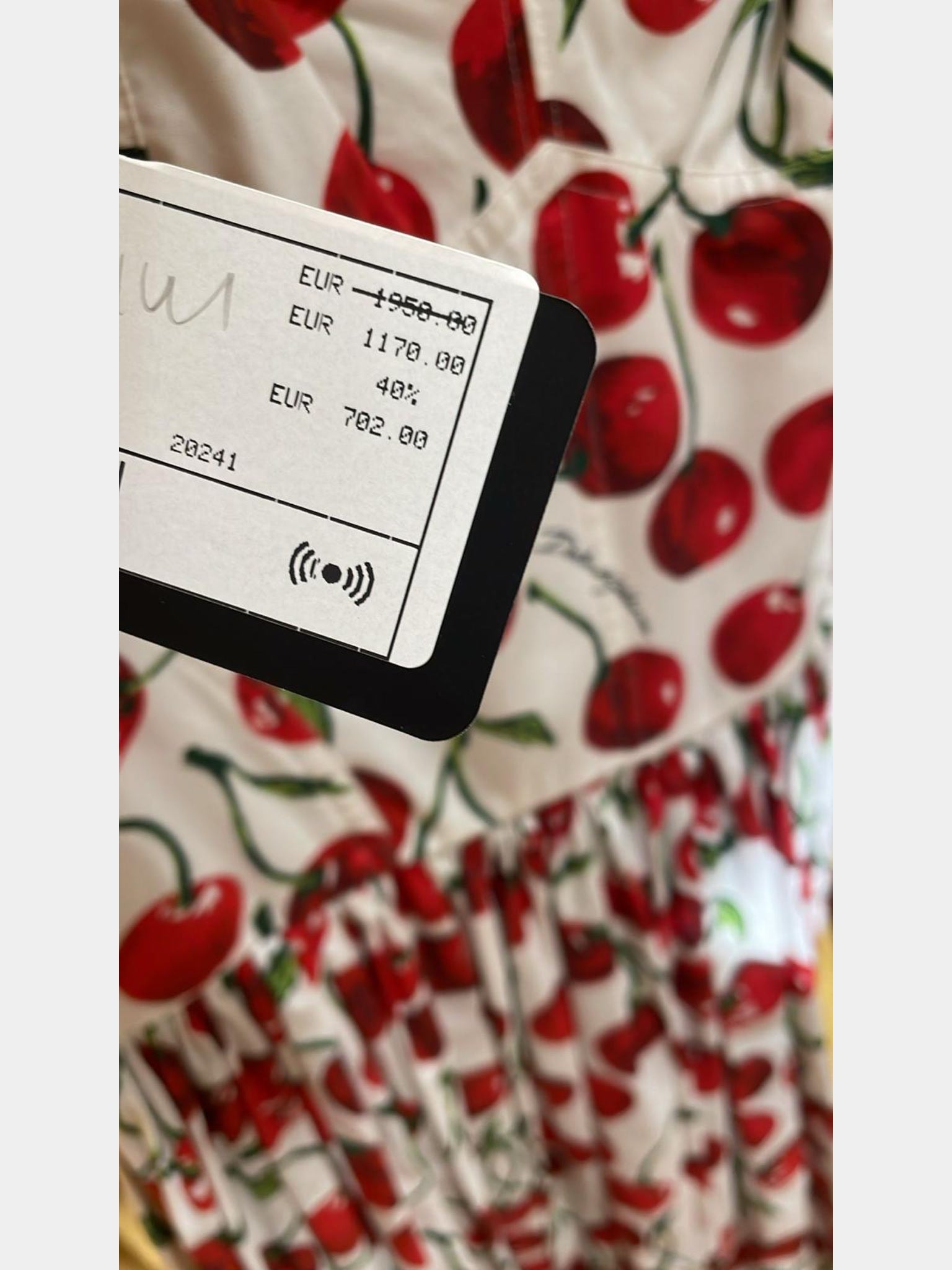 Dolce & Gabbana Cherry Print DressDolce & Gabbana