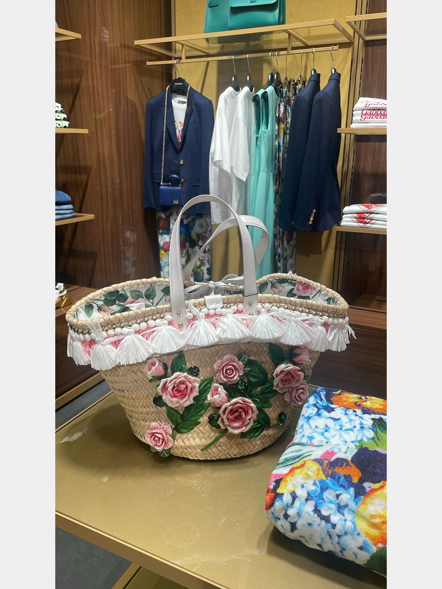 Dolce & Gabbana Coffa Ricamo Rose VIT. GangeDolce & Gabbana