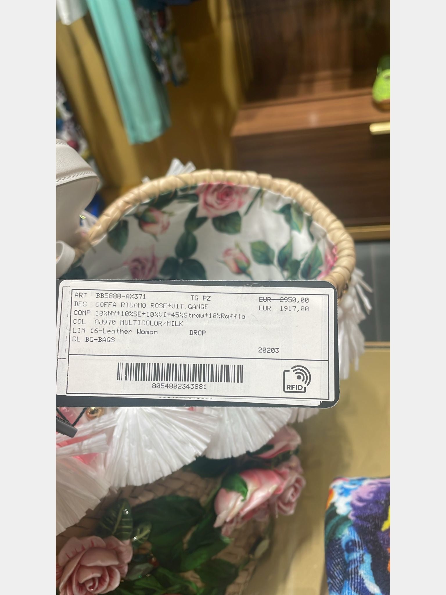 Dolce & Gabbana Coffa Ricamo Rose VIT. GangeDolce & Gabbana