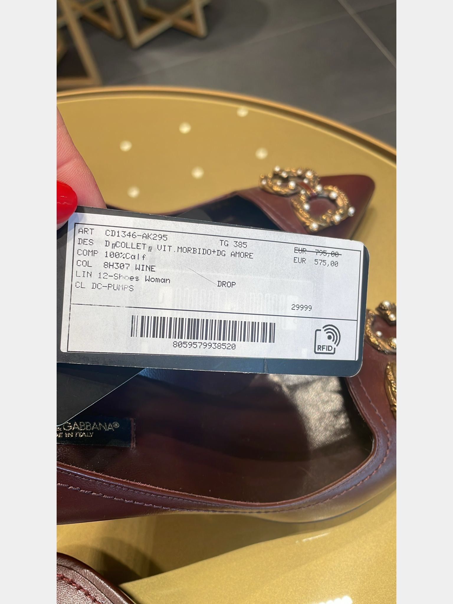 Dolce & Gabbana D Colletto Vit Morbido DG AmoreDolce & Gabbana