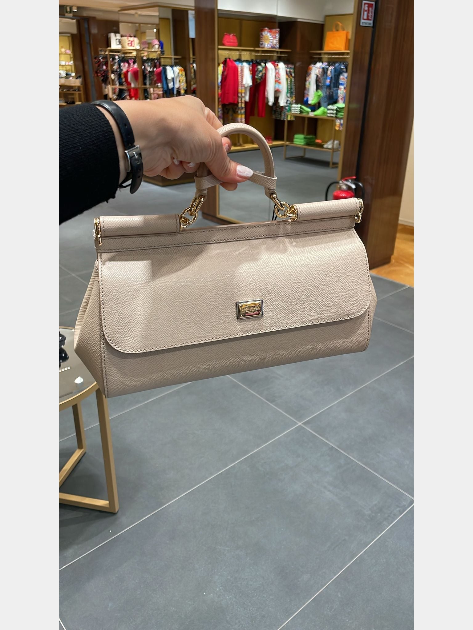 Dolce & Gabbana Damska Torebka JasnobeżowaDolce & Gabbana