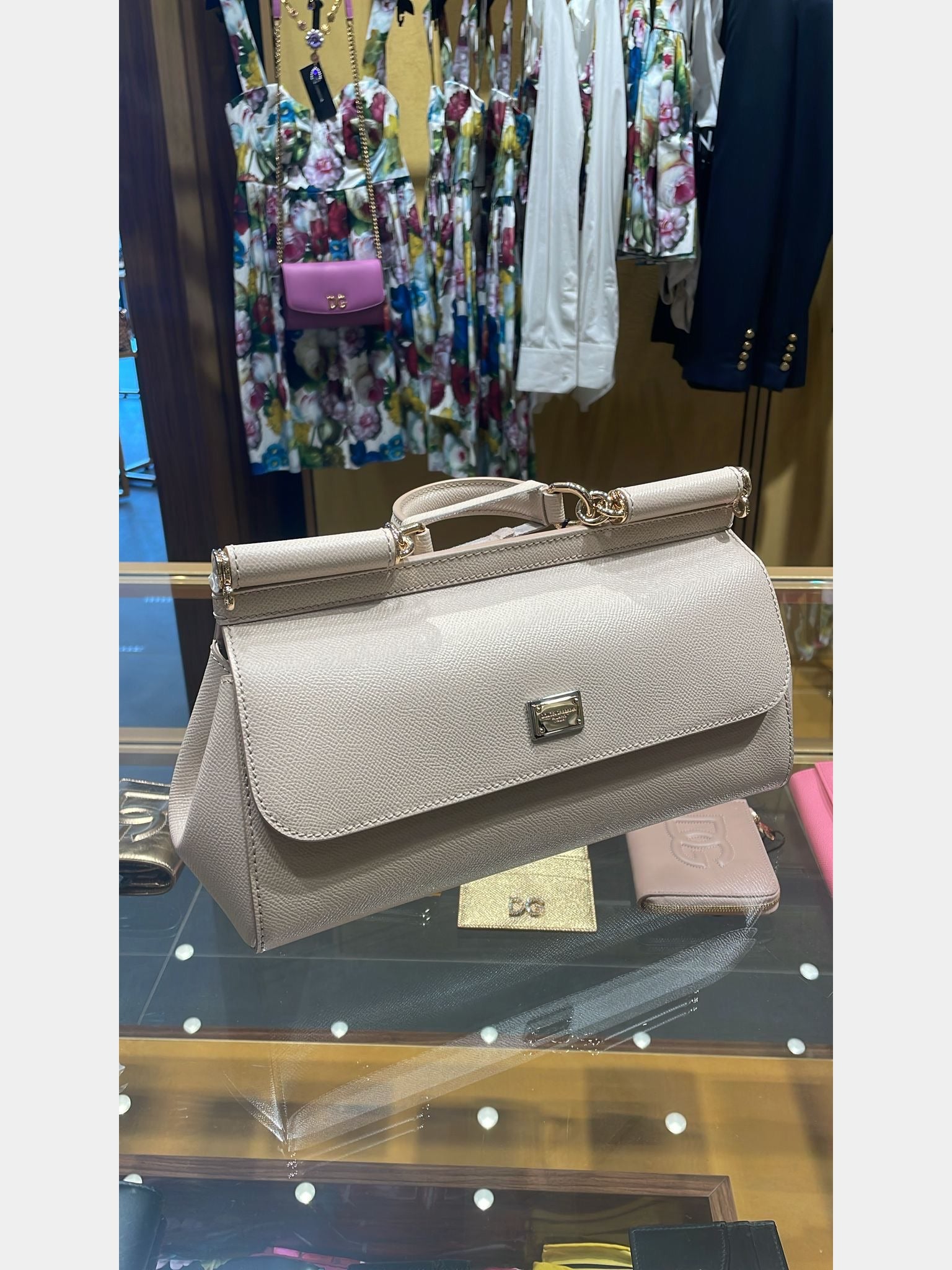 Dolce & Gabbana Damska Torebka JasnobeżowaDolce & Gabbana