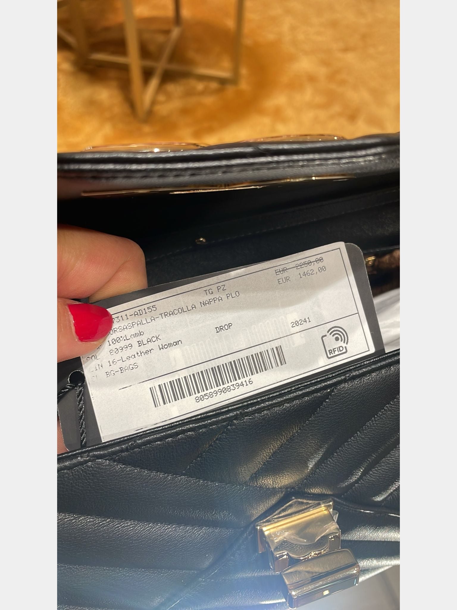Dolce & Gabbana Damska torebka skórzana czarnaDolce & Gabbana