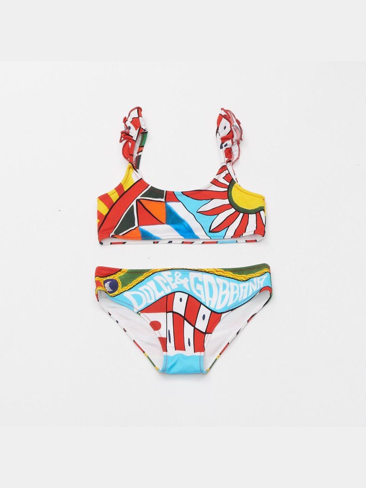 Dolce & Gabbana Damski Strój Kąpielowy HHAK6 Carretto F.Azzurro L5JJ87 - G7J5EDolce & Gabbana