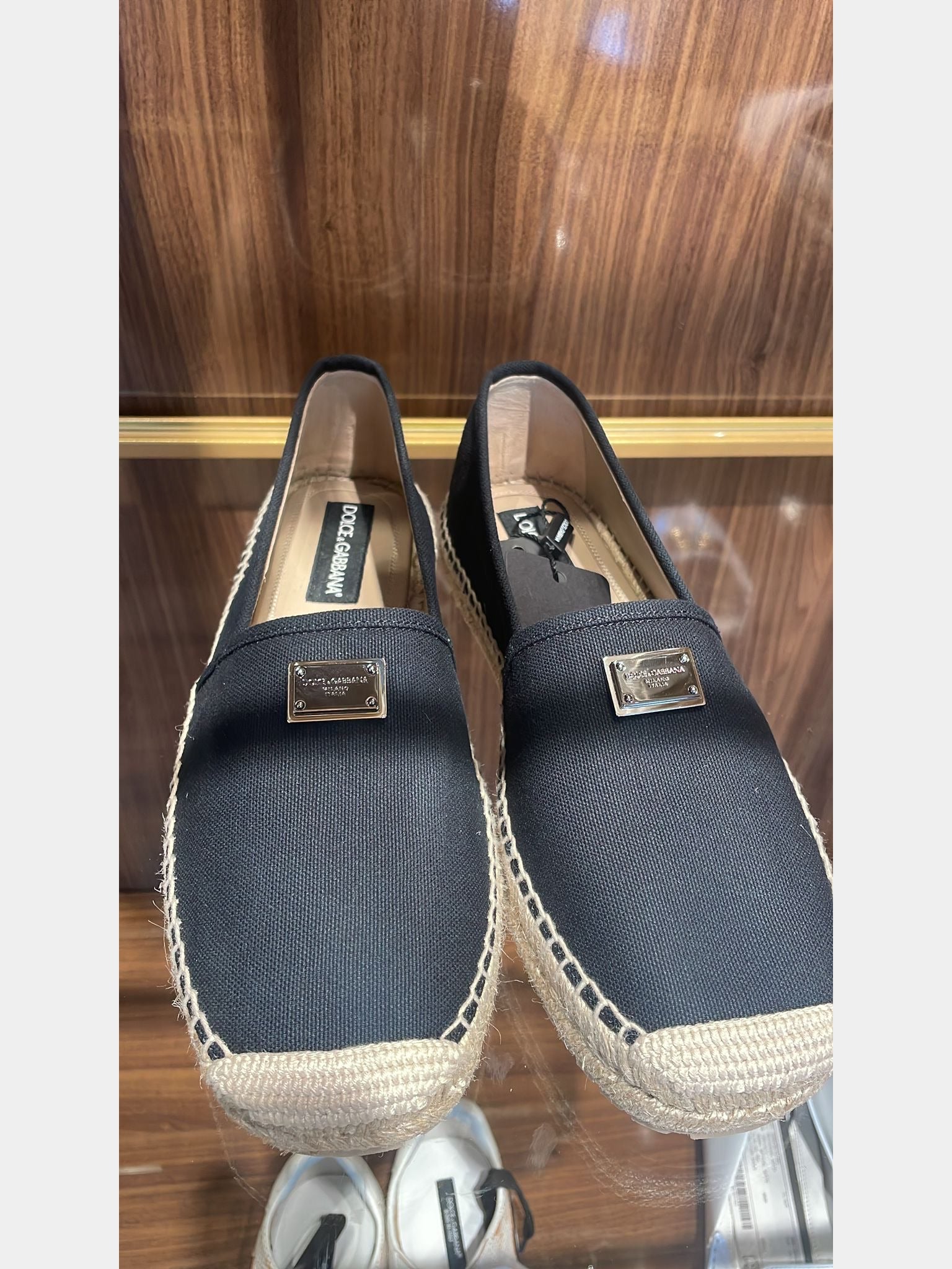 Dolce & Gabbana Damskie espadryle czarneDolce & Gabbana