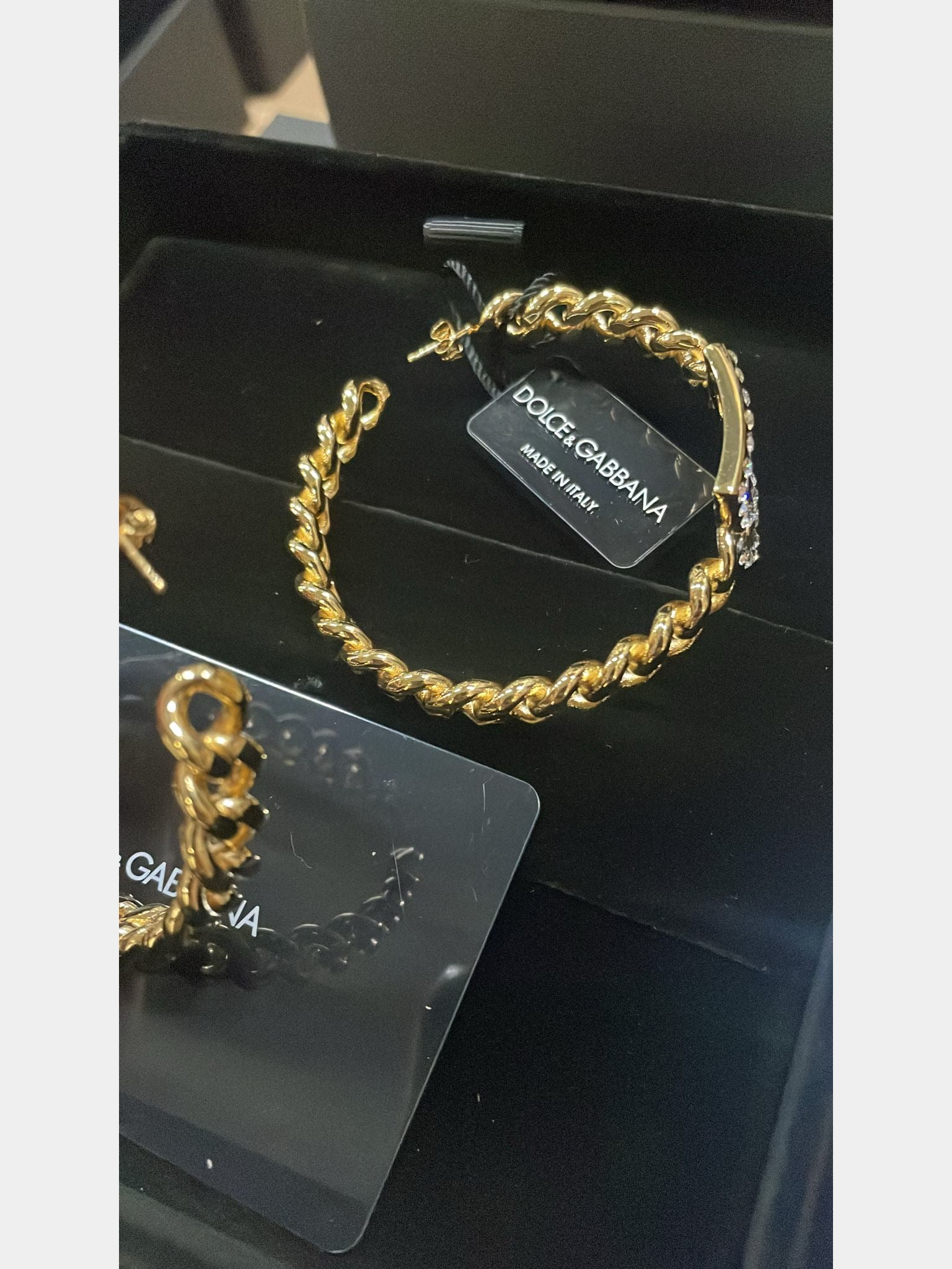 Dolce & Gabbana Damskie kolczyki złoteDolce & Gabbana