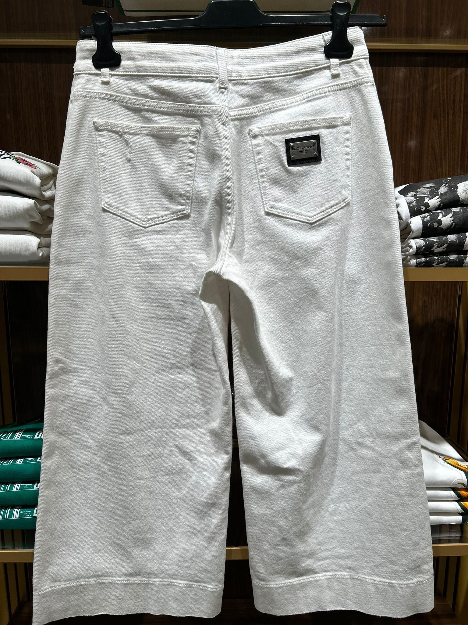 Dolce & Gabbana Damskie spodnie 5 Pockets białeDolce & Gabbana